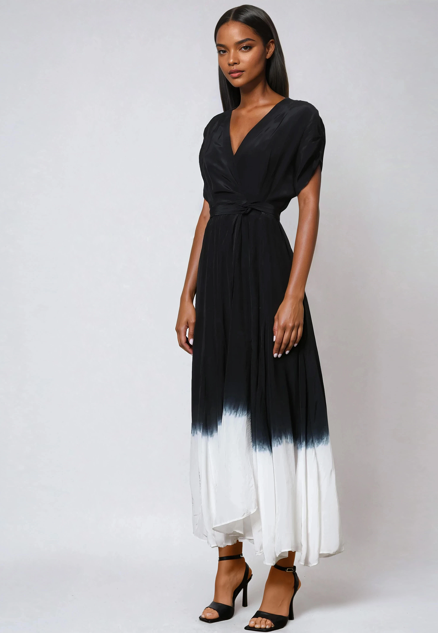 SOLSTICE MAXI DRESS DIP DYE