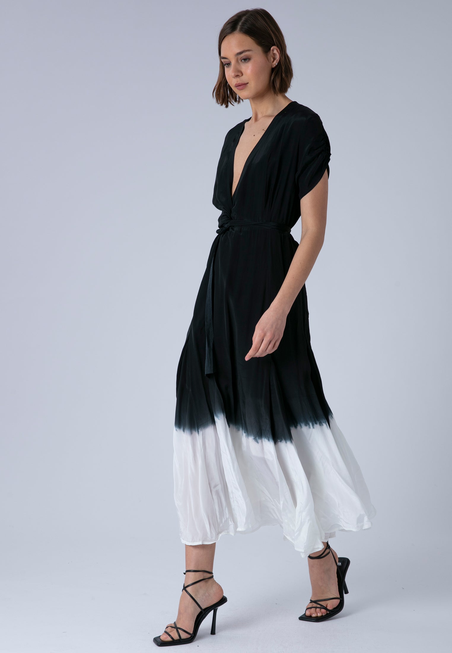 SOLSTICE MAXI DRESS DIP DYE