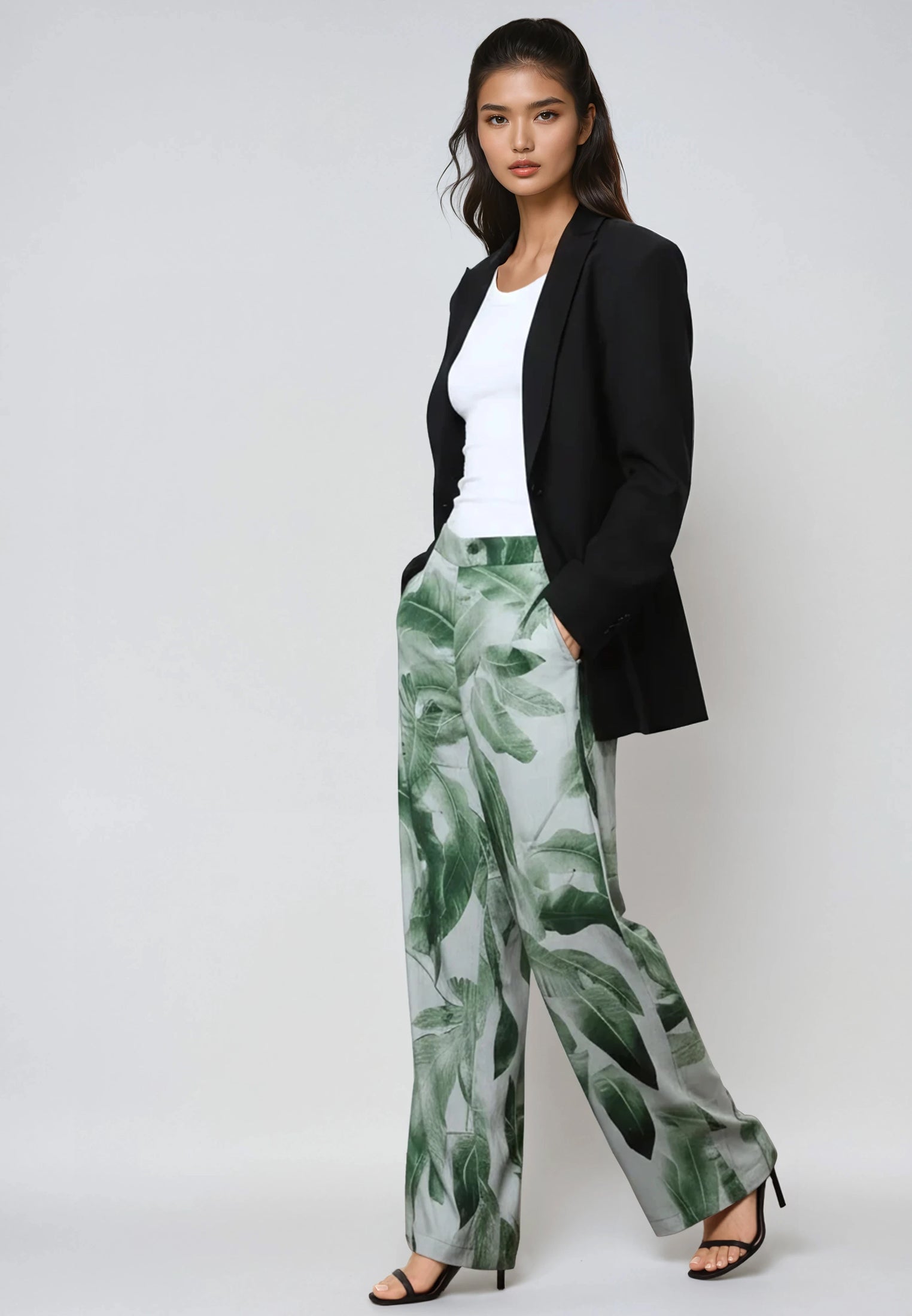 TIME TROUSERS BOTANIC GREEN