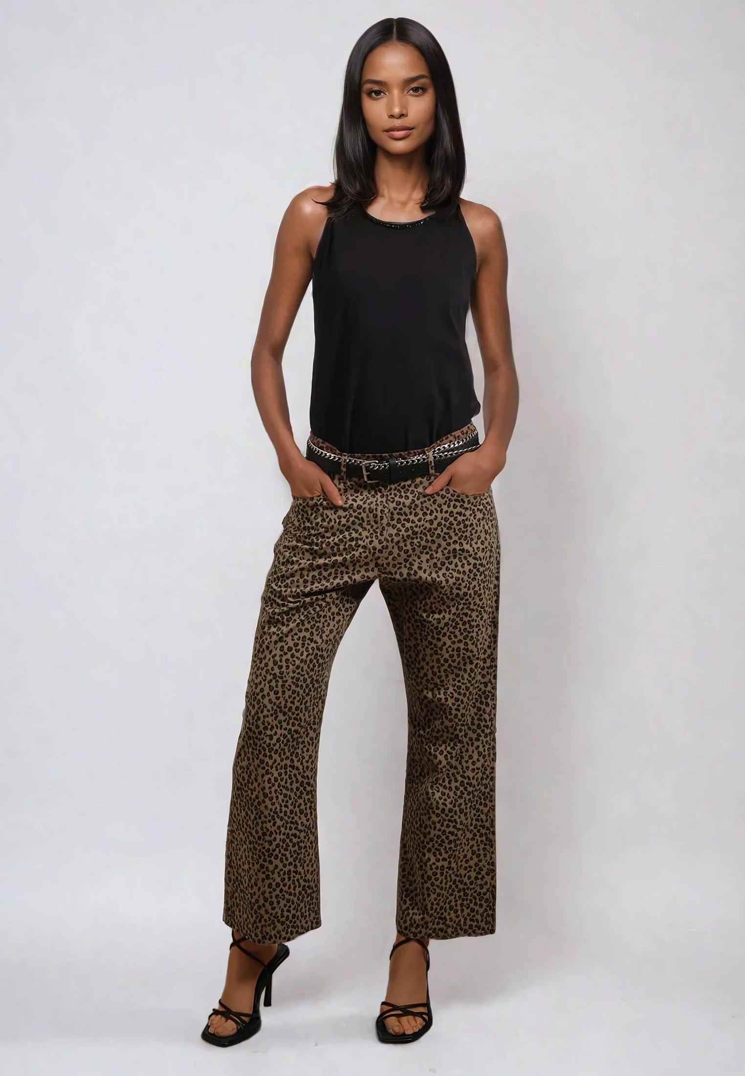 MAEVA TROUSERS LEOPARD