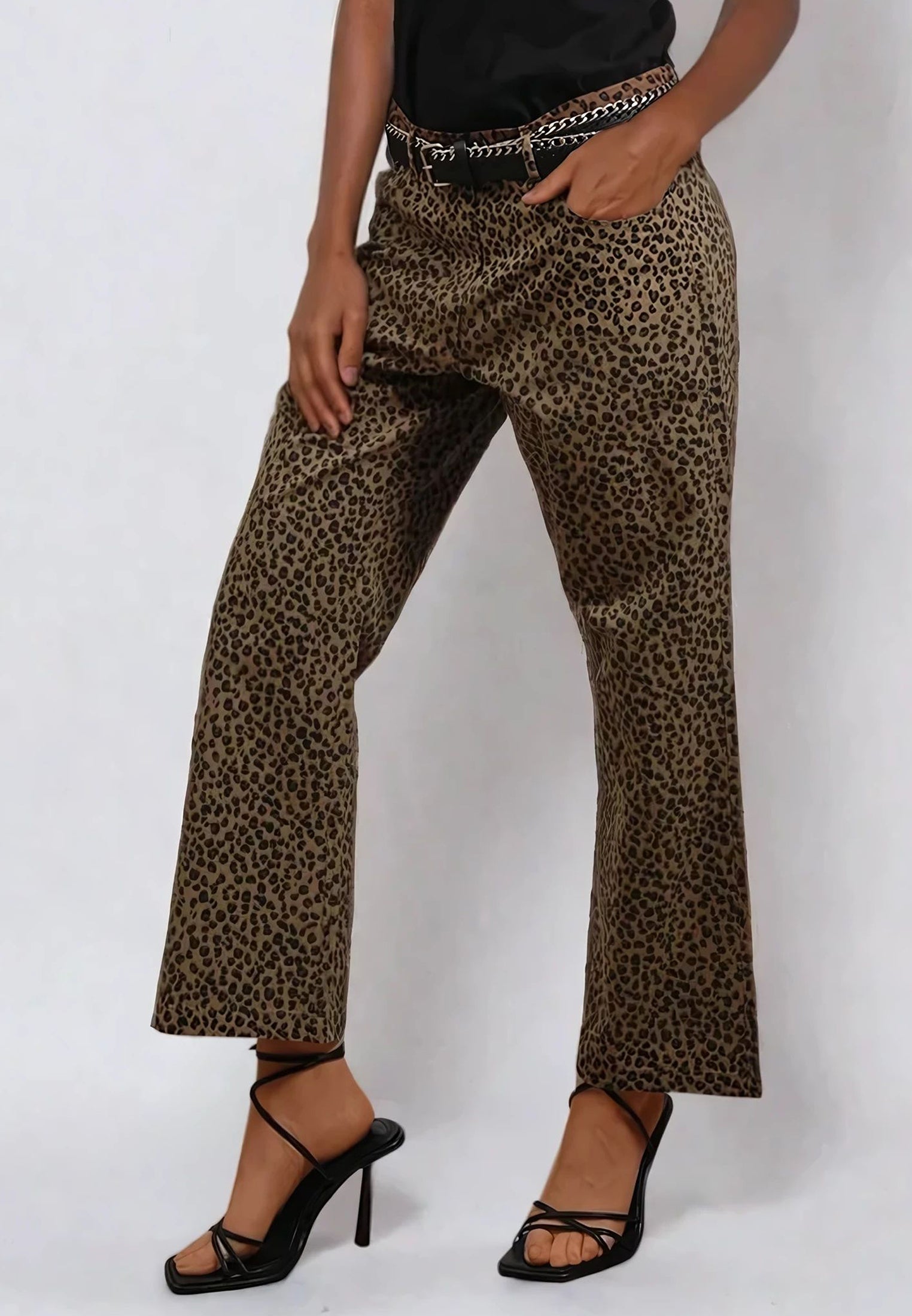 MAEVA TROUSERS LEOPARD