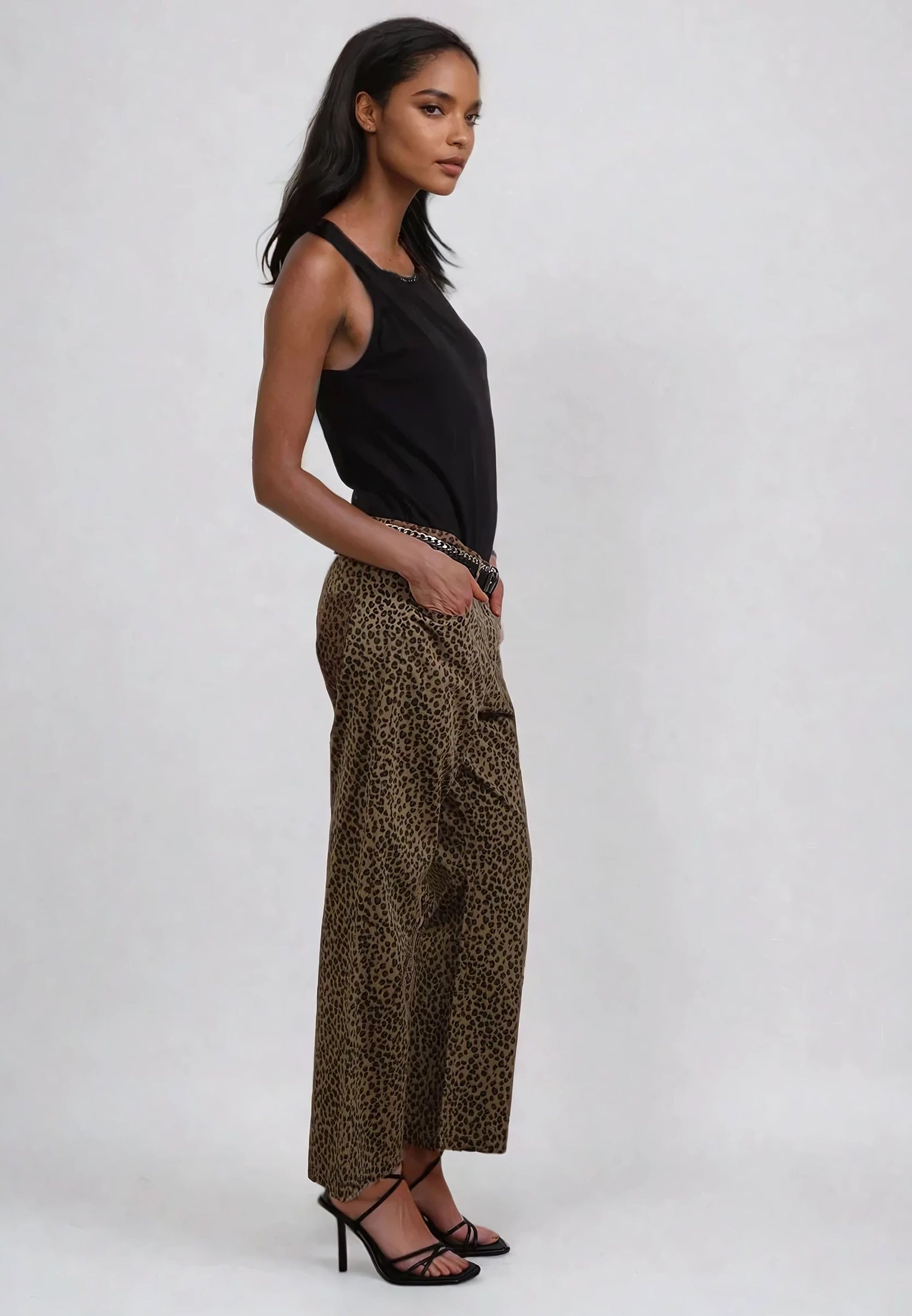 MAEVA TROUSERS LEOPARD