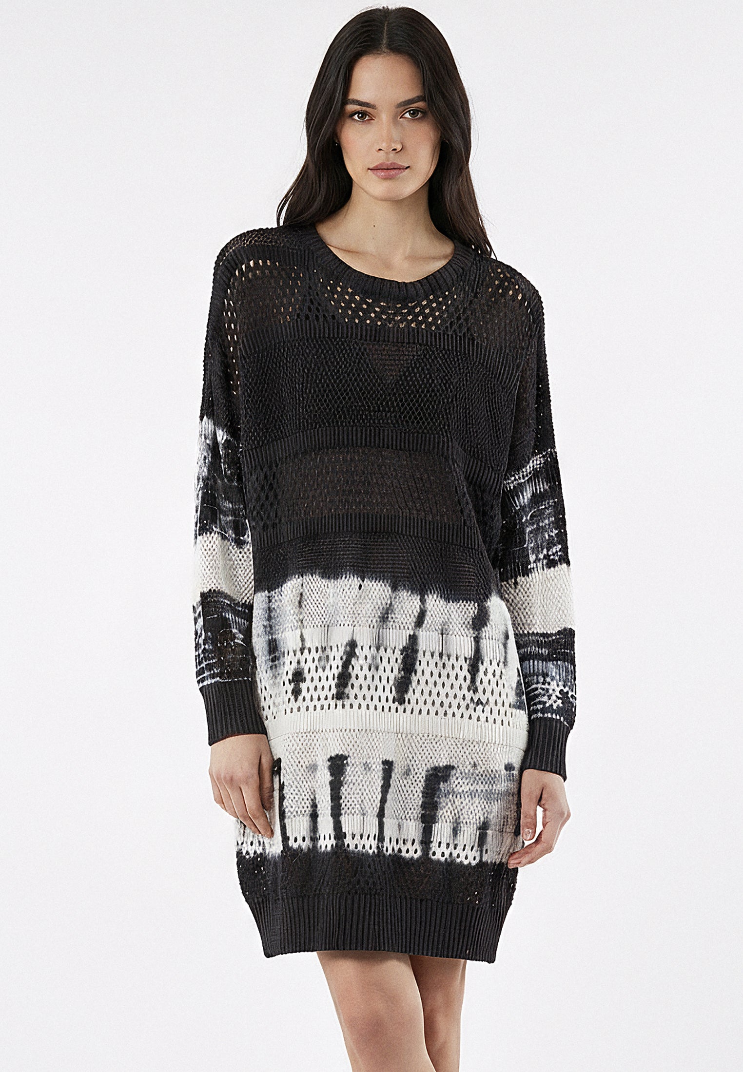 SPINEL TUNIC TIE DYE BLACK