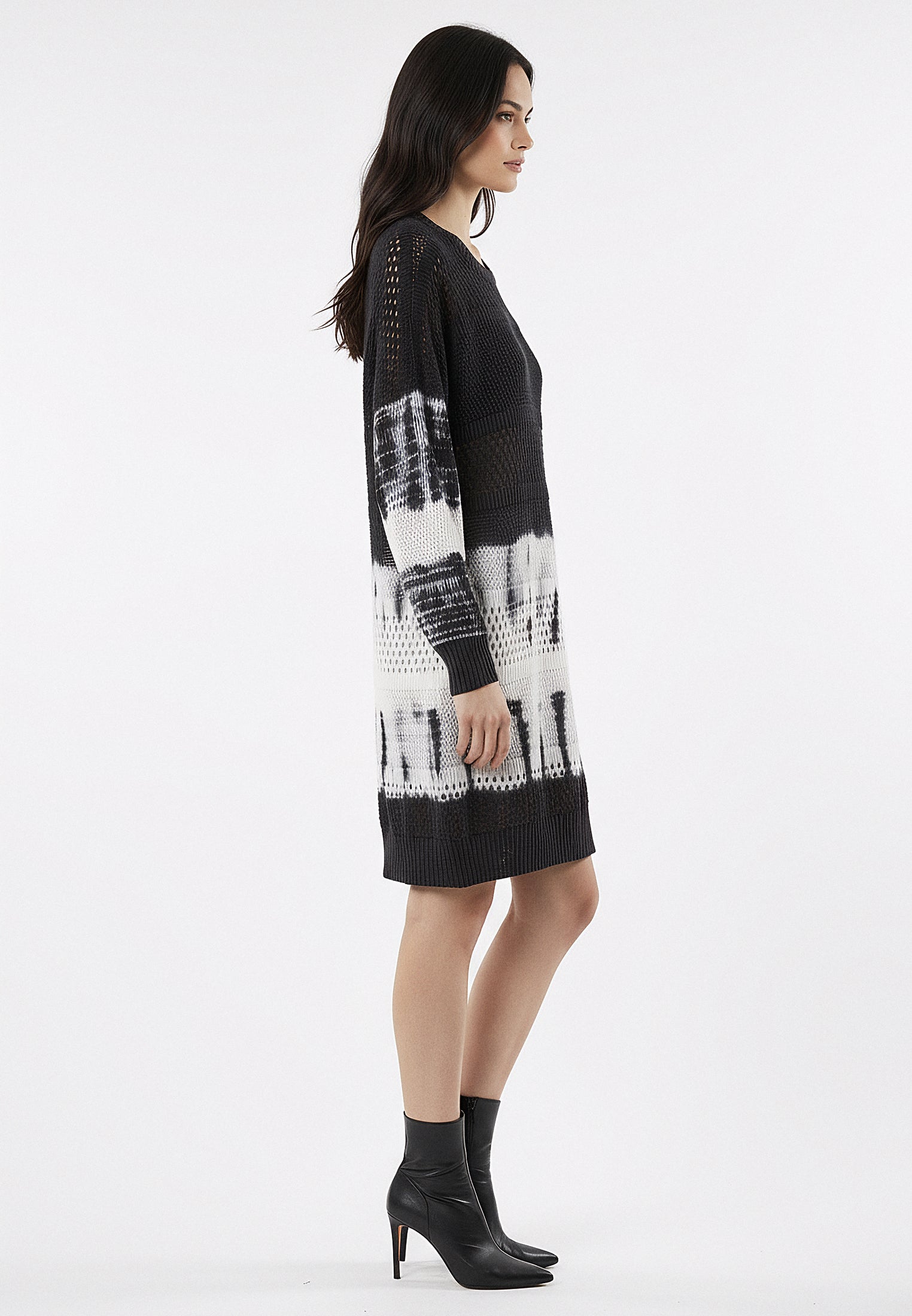 SPINEL TUNIC TIE DYE BLACK