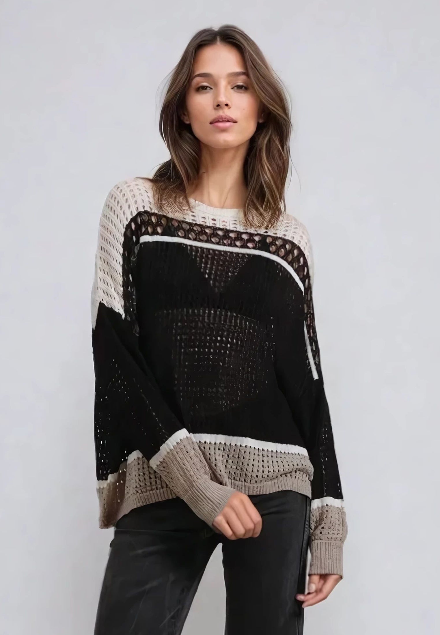 ULTIMATE JUMPER BLACK WHITE GREY