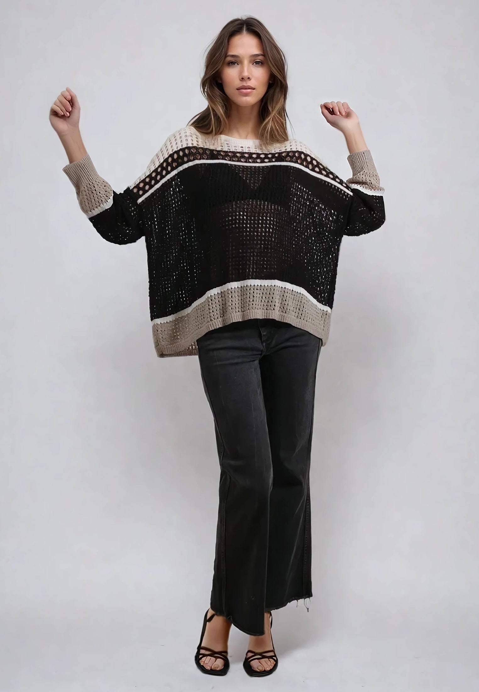 ULTIMATE JUMPER BLACK WHITE GREY