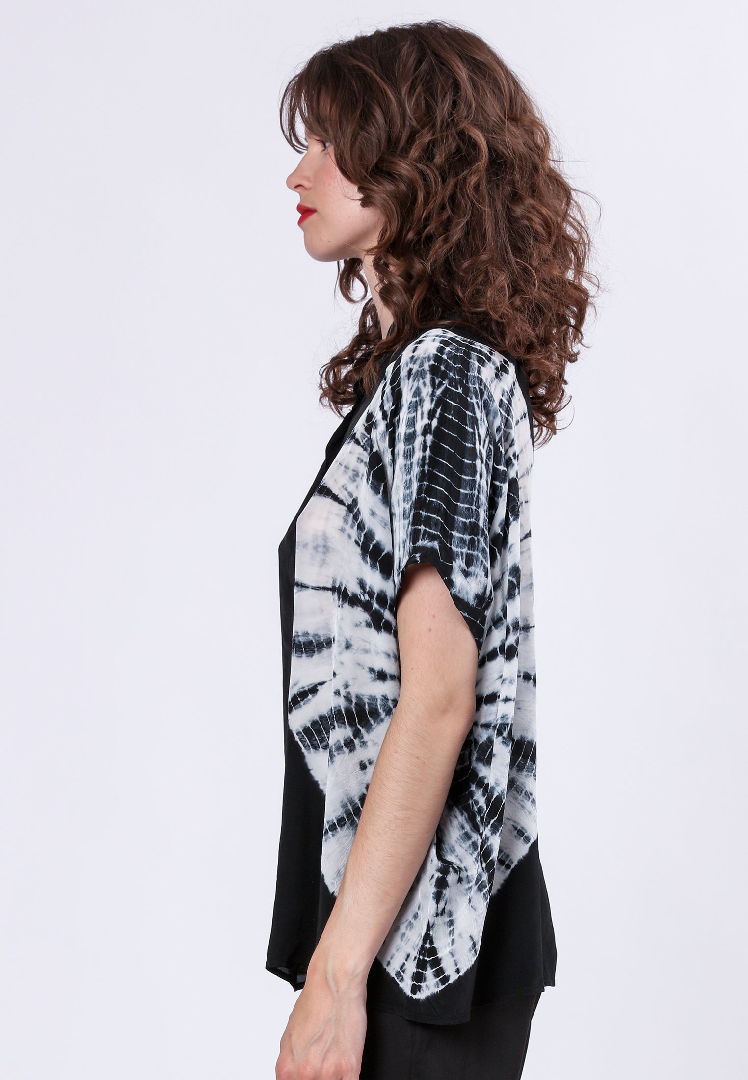 JADE TOP TIE DYE BLACK
