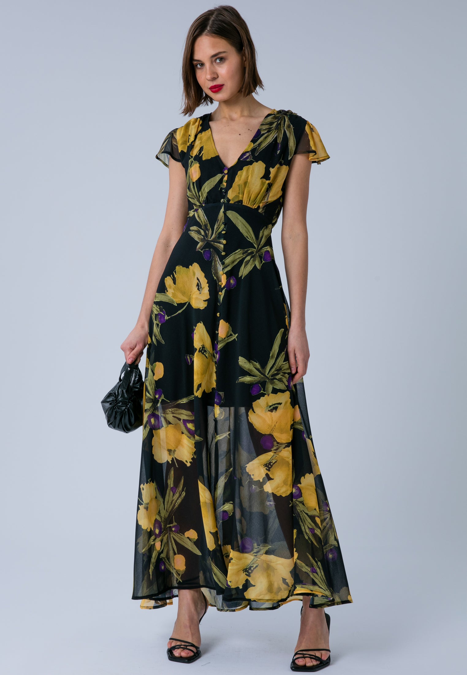 INDIUM MAXI DRESS PRIME YELLOW