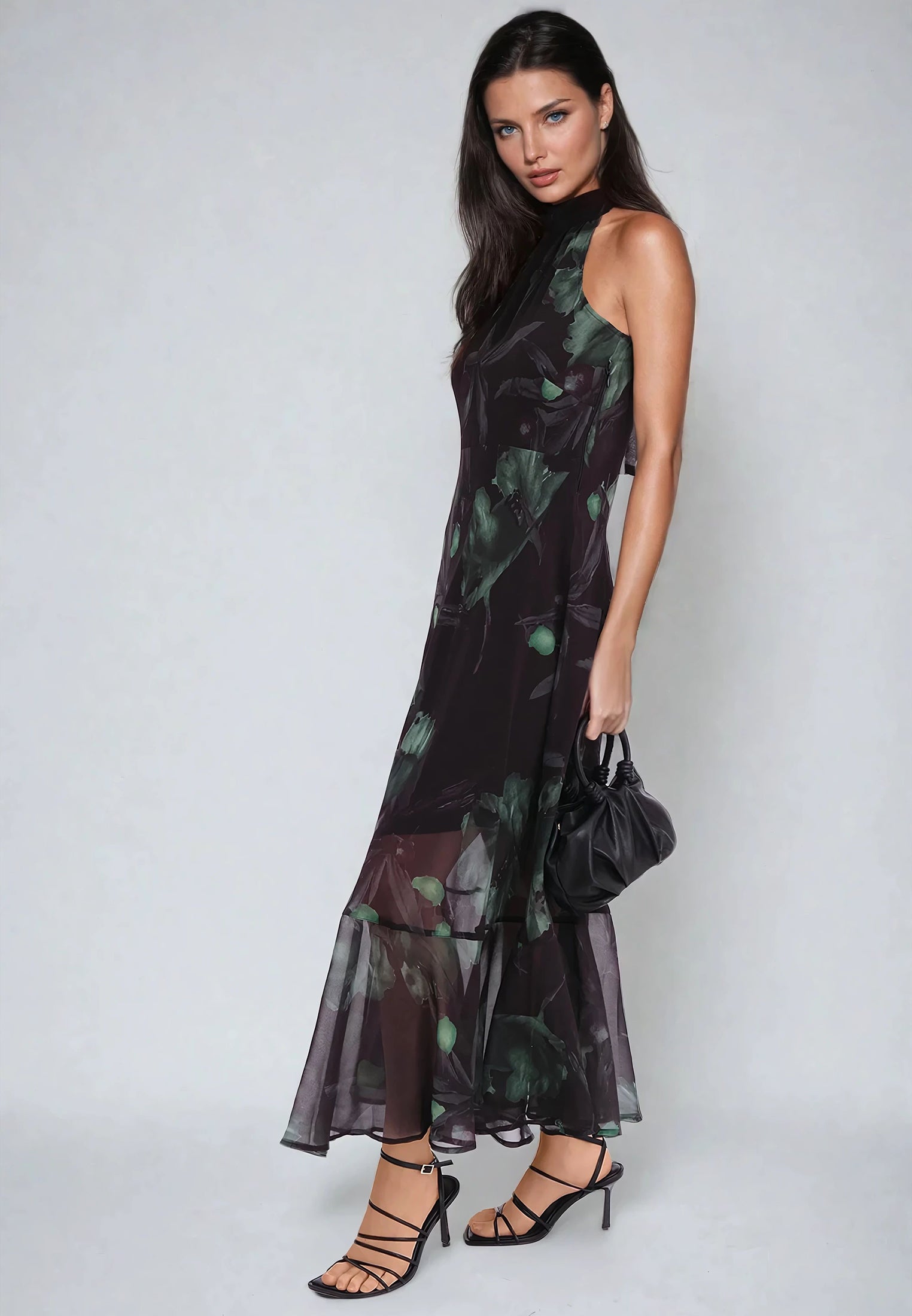 TIME MAXI DRESS PRIME GREEN