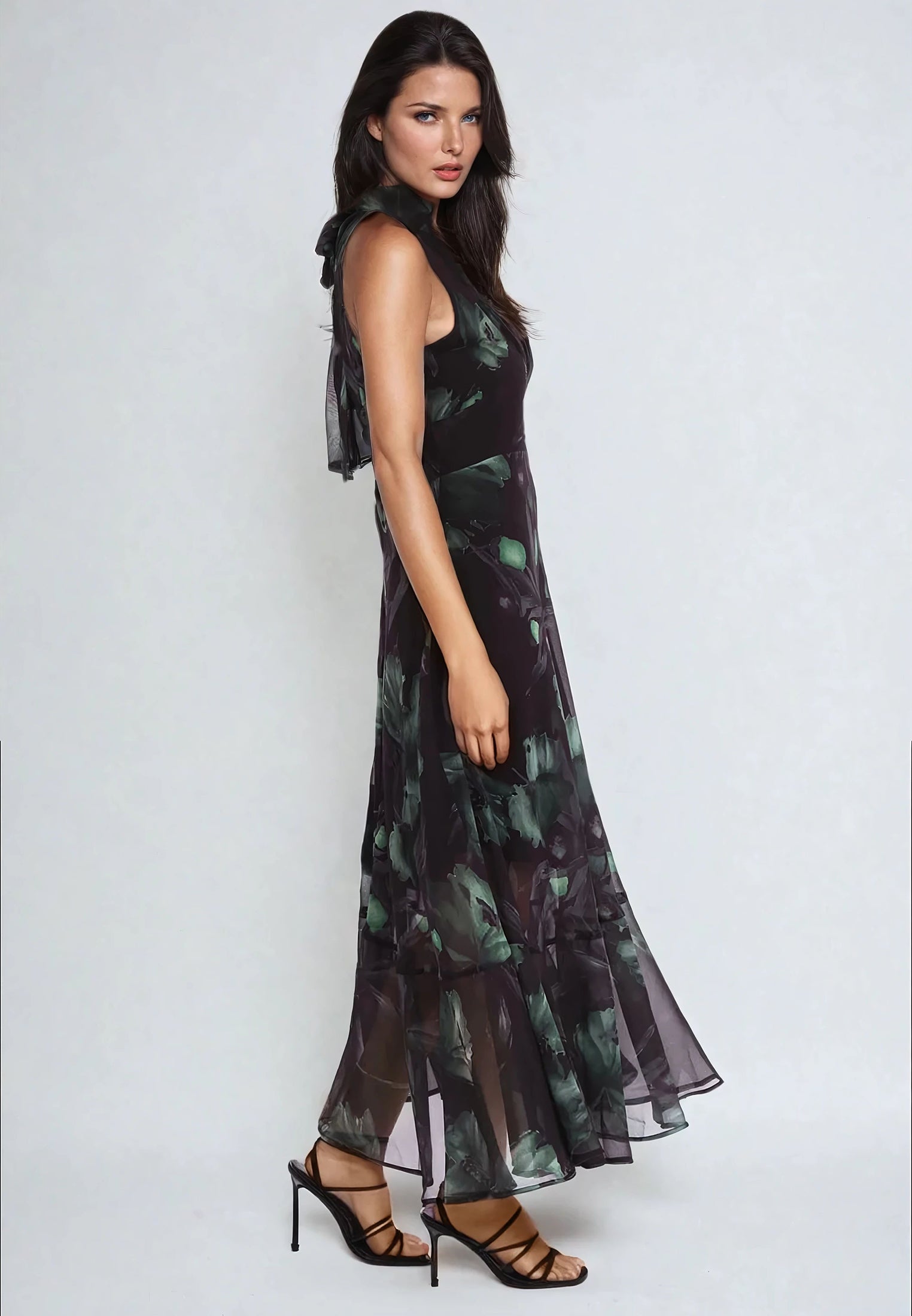 TIME MAXI DRESS PRIME GREEN