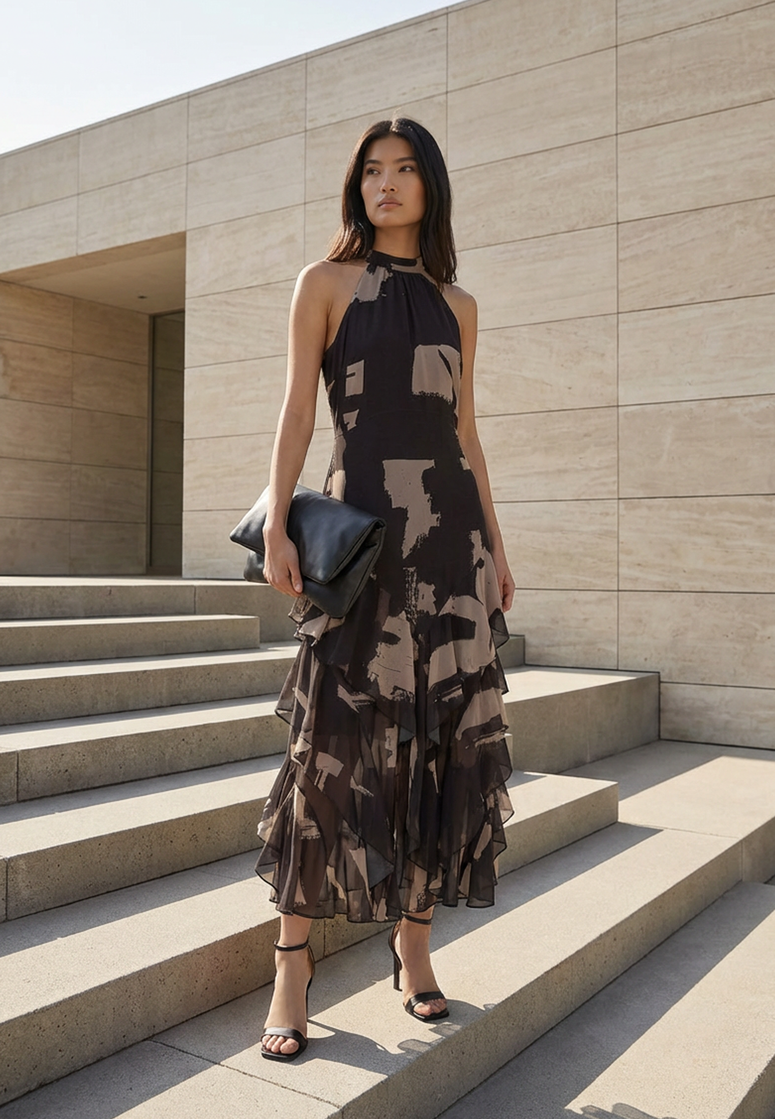 TAYLOR MAXI DRESS FACADE