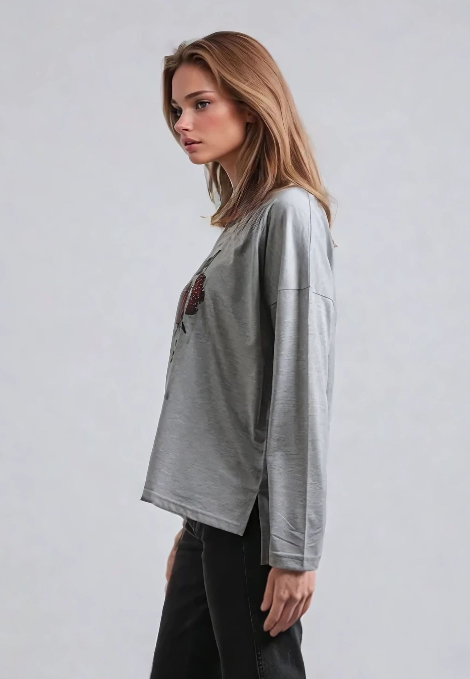 FLUSH TOP GREY MARL