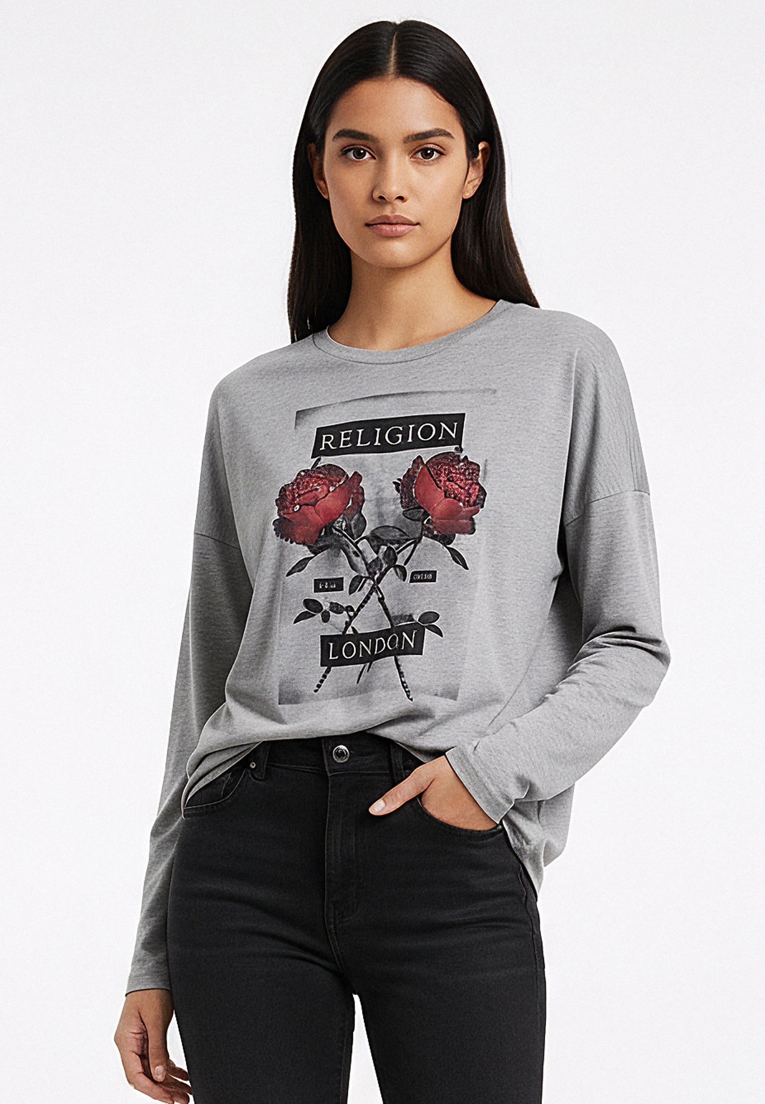 FLUSH TOP GREY MARL