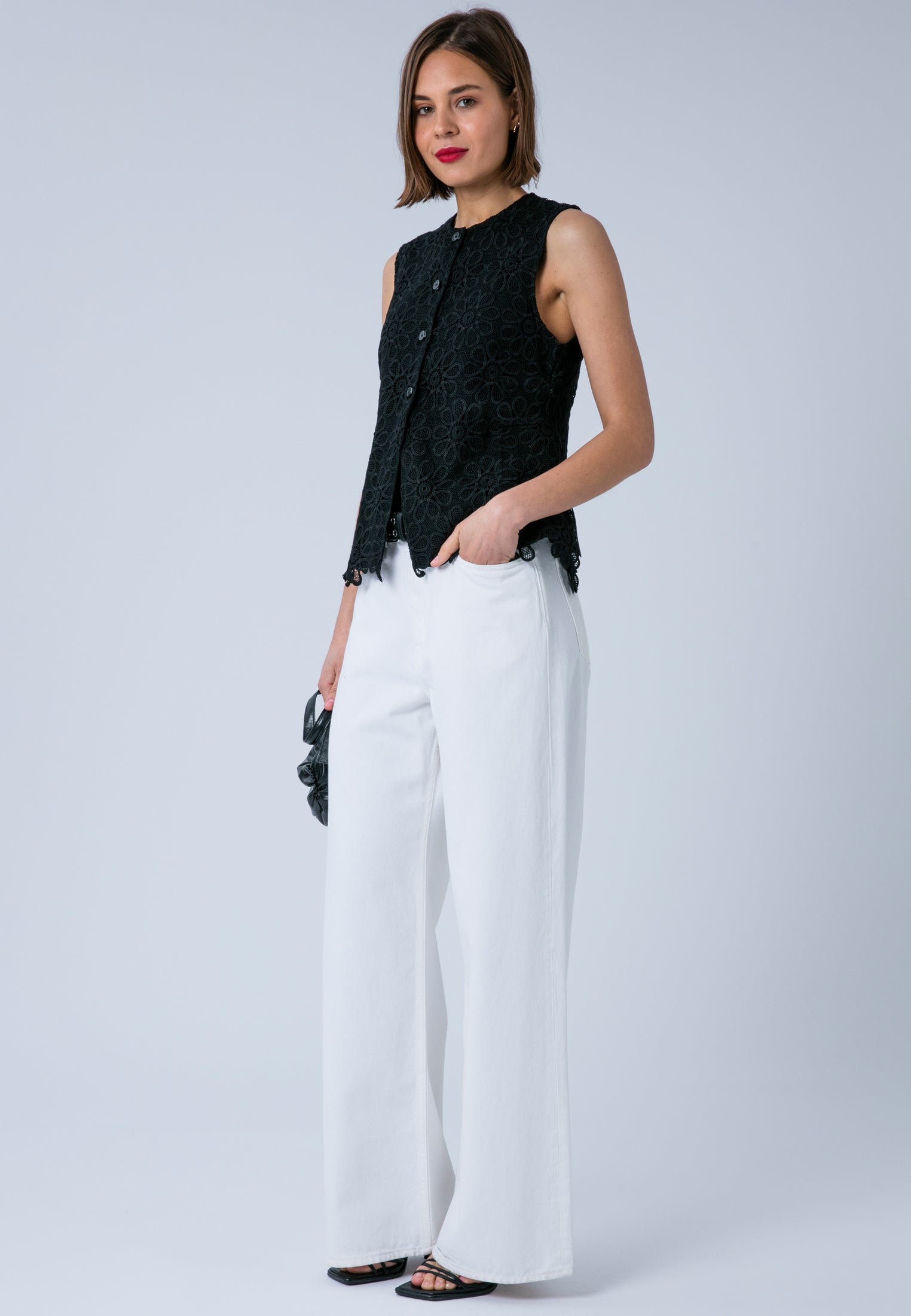 ELLIE WAISTCOAT BLACK