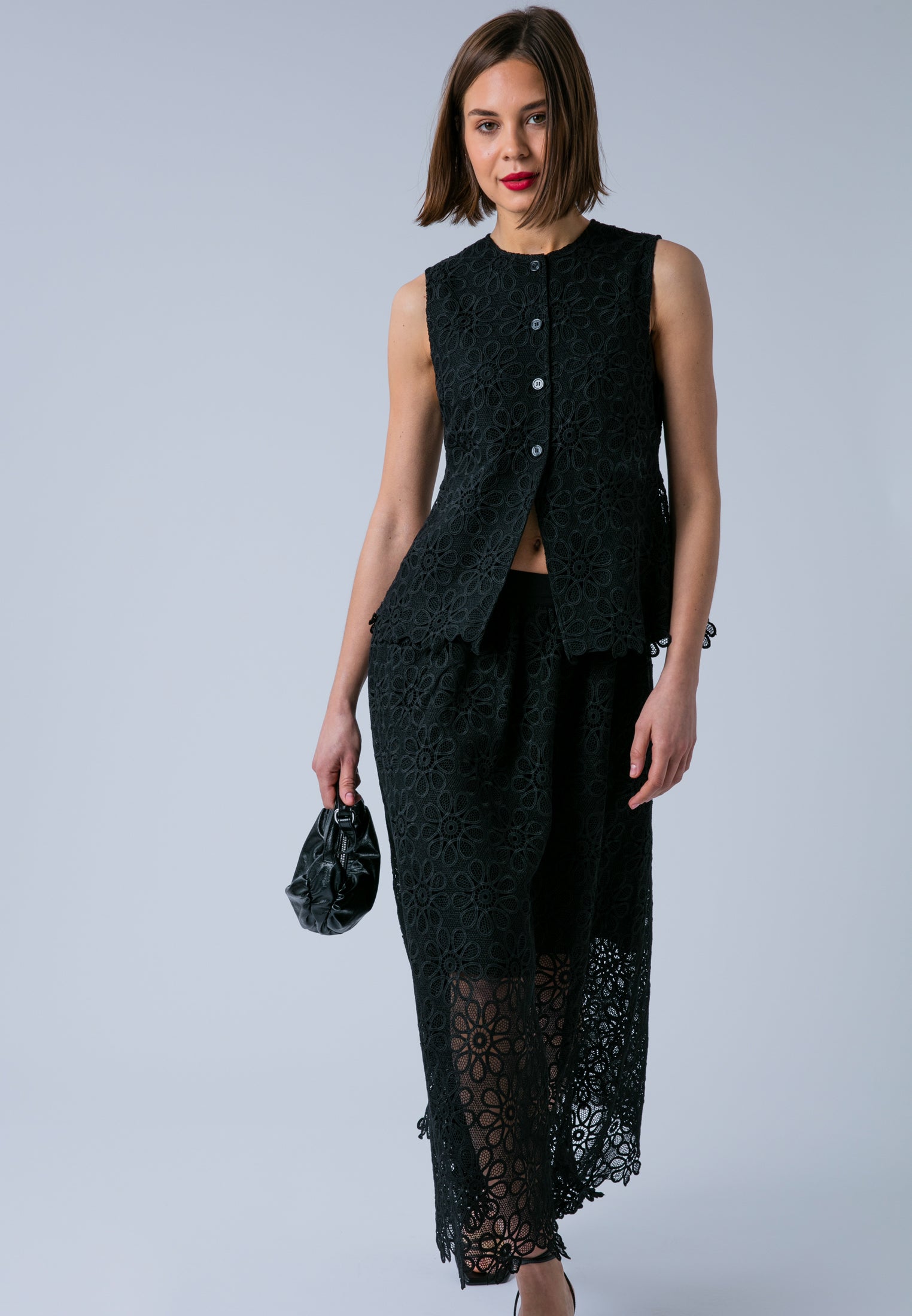 ELLIE WAISTCOAT BLACK