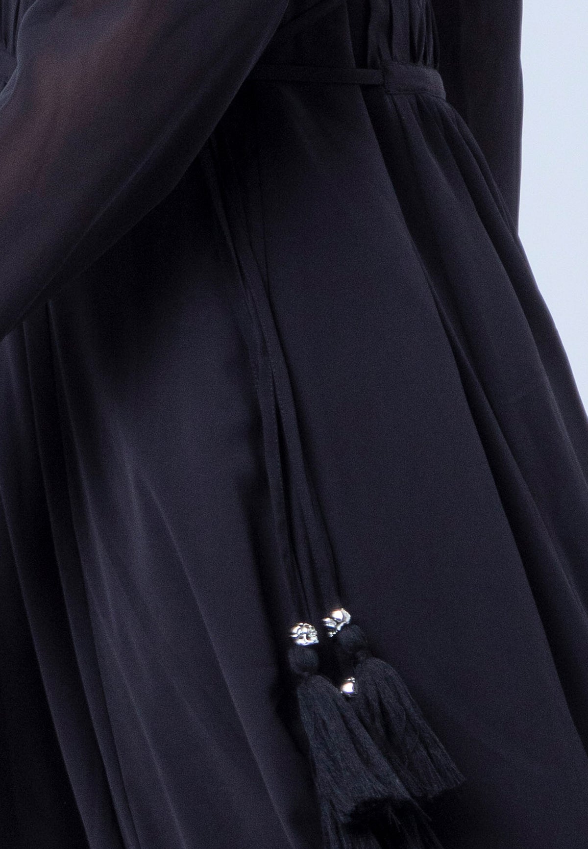 ALFA MAXI DRESS JET BLACK
