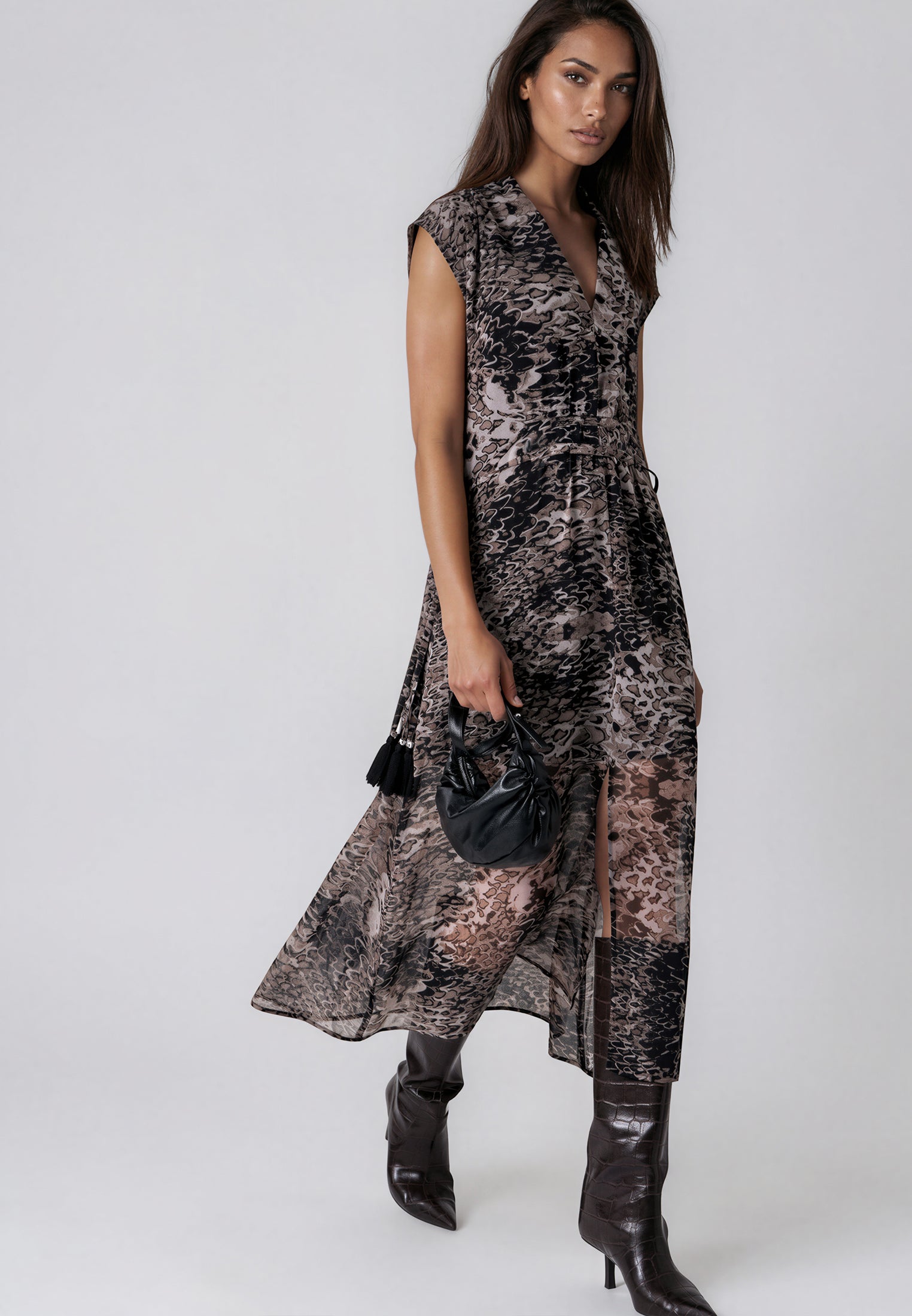 EMERALD DRESS ADDER BROWN