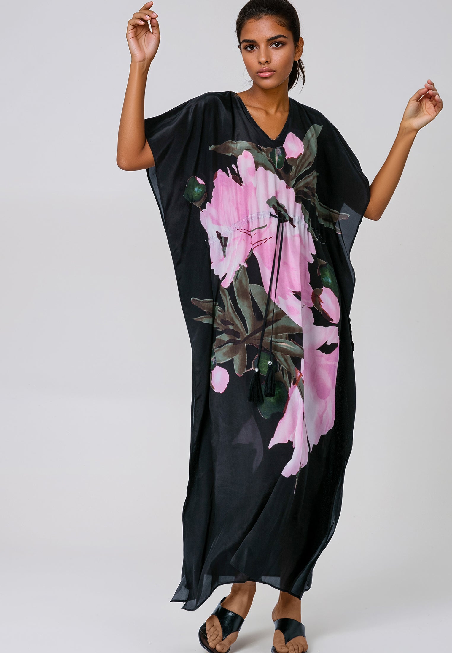 ELINA KAFTAN PRIME PINK FLOWER