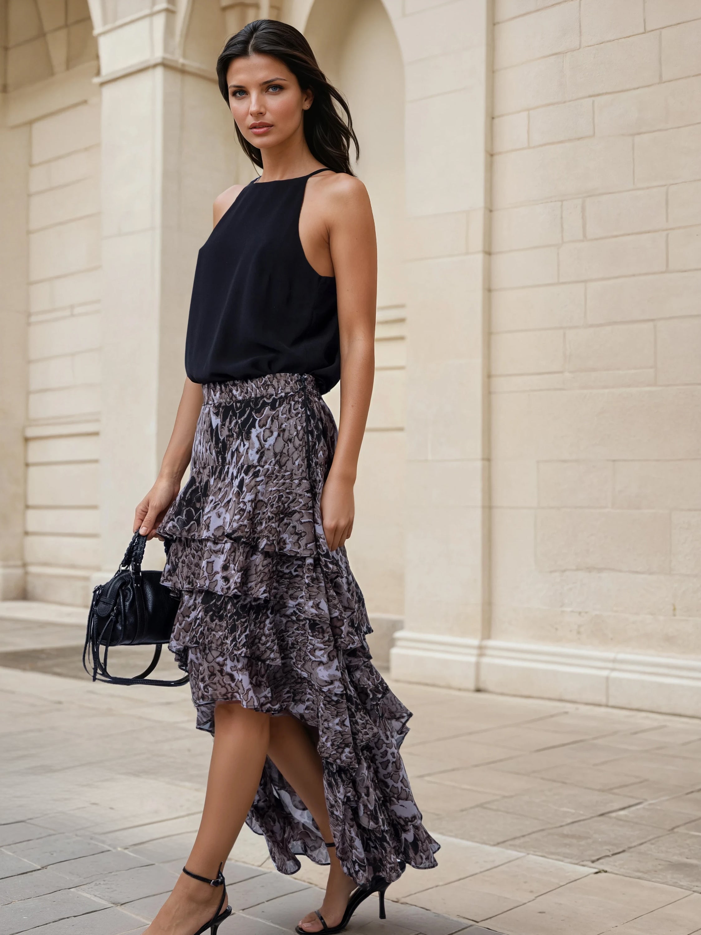 FAE SKIRT ADDER BROWN