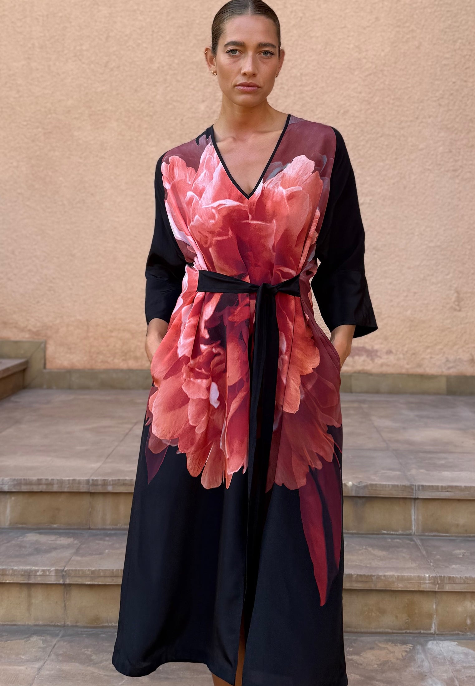 FIONA KAFTAN PARADISE TERRACOTTA