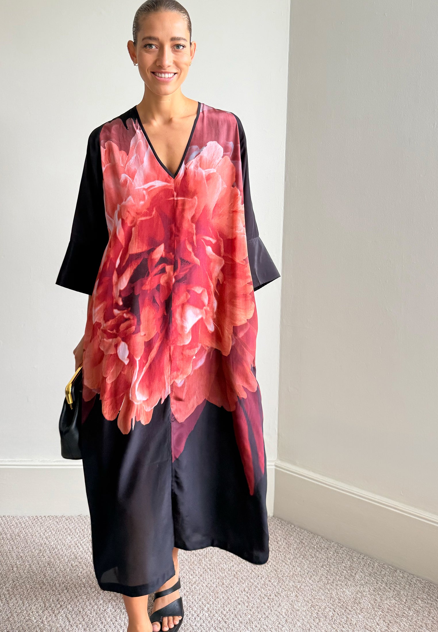 FIONA KAFTAN PARADISE TERRACOTTA