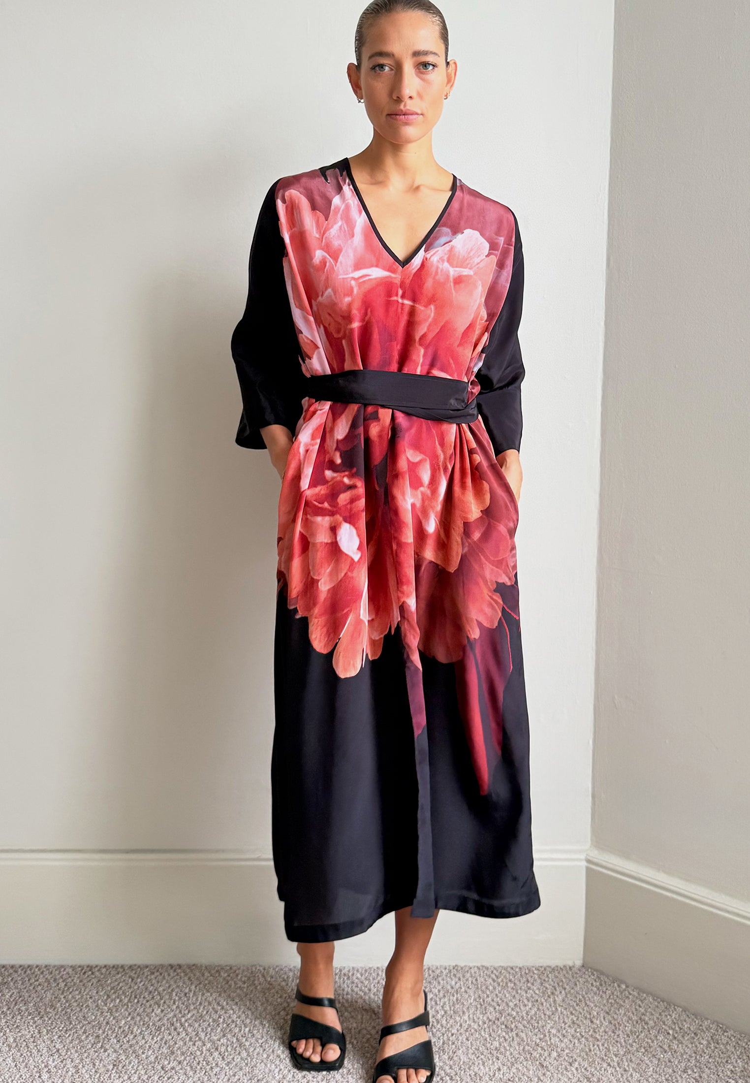FIONA KAFTAN PARADISE TERRACOTTA