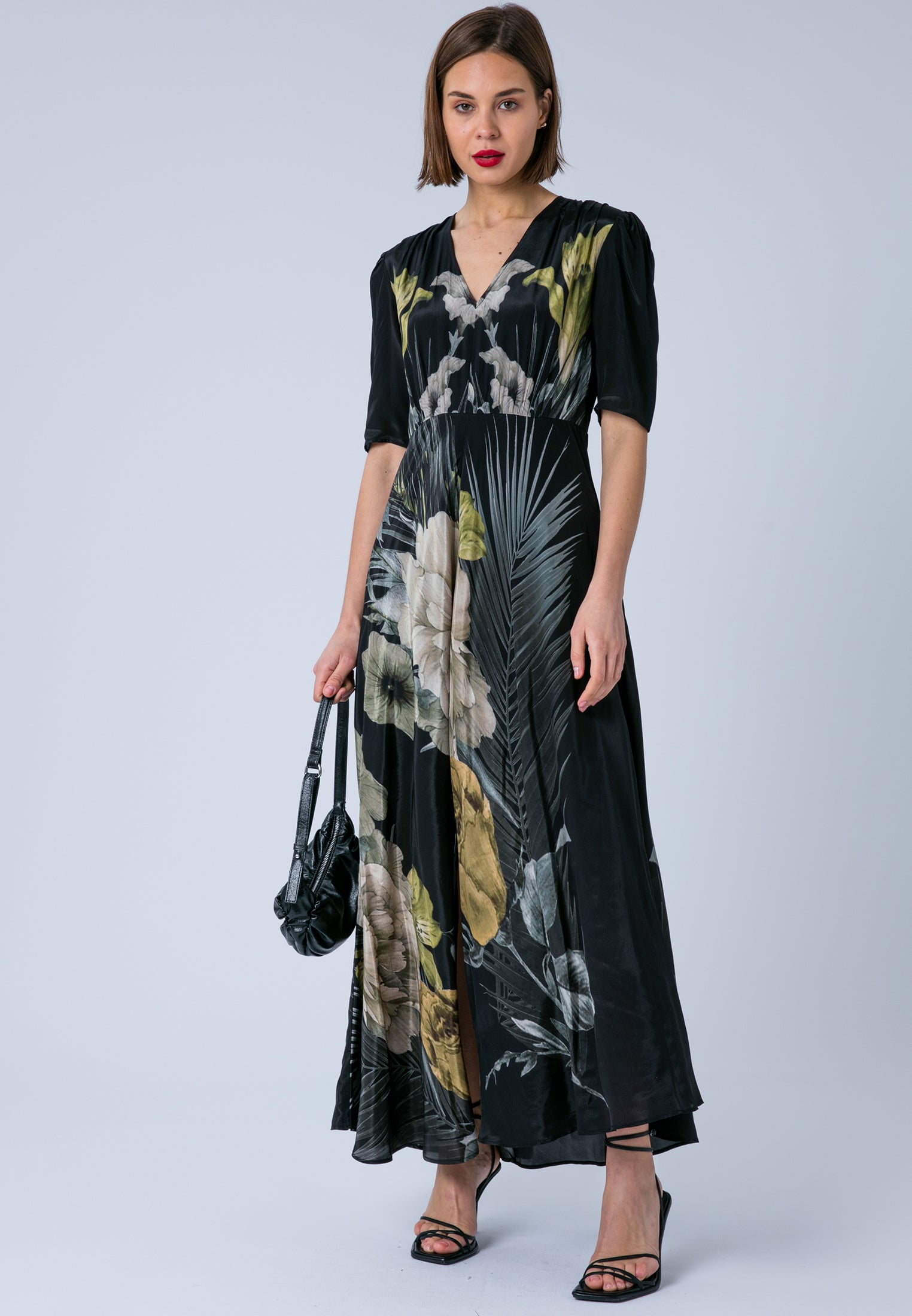 TAYLOR MAXI TEA DRESS CAMELLIA YELLOW