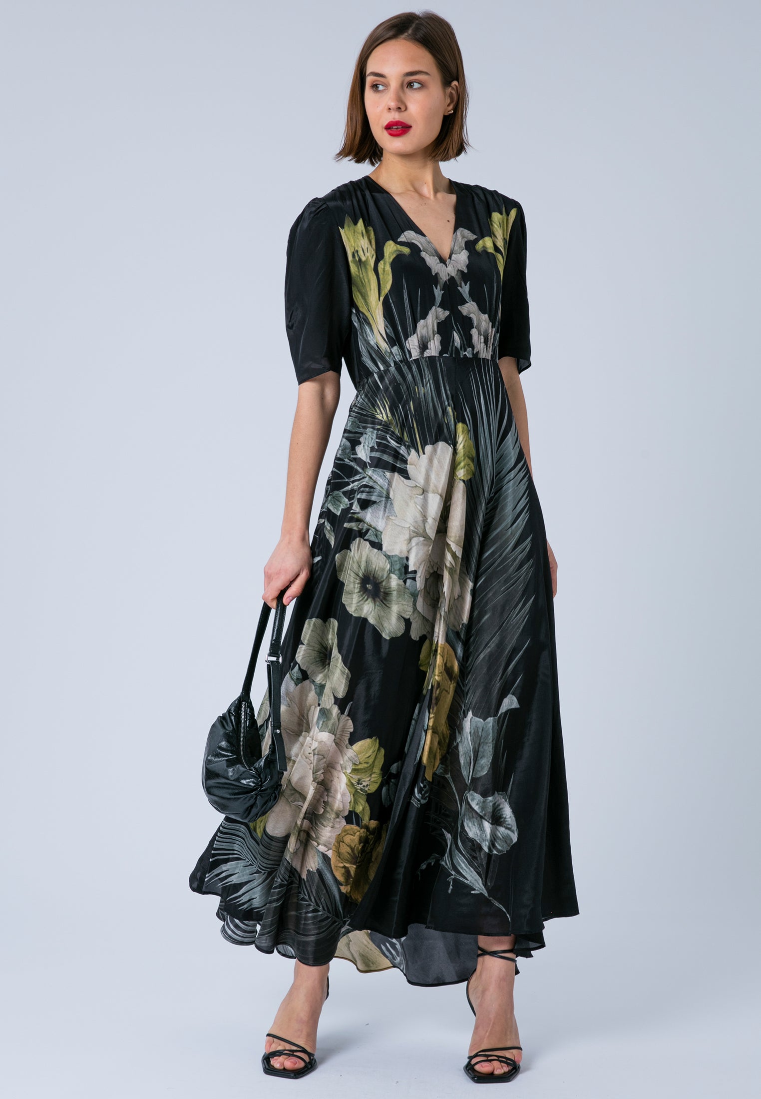 TAYLOR MAXI TEA DRESS CAMELLIA YELLOW