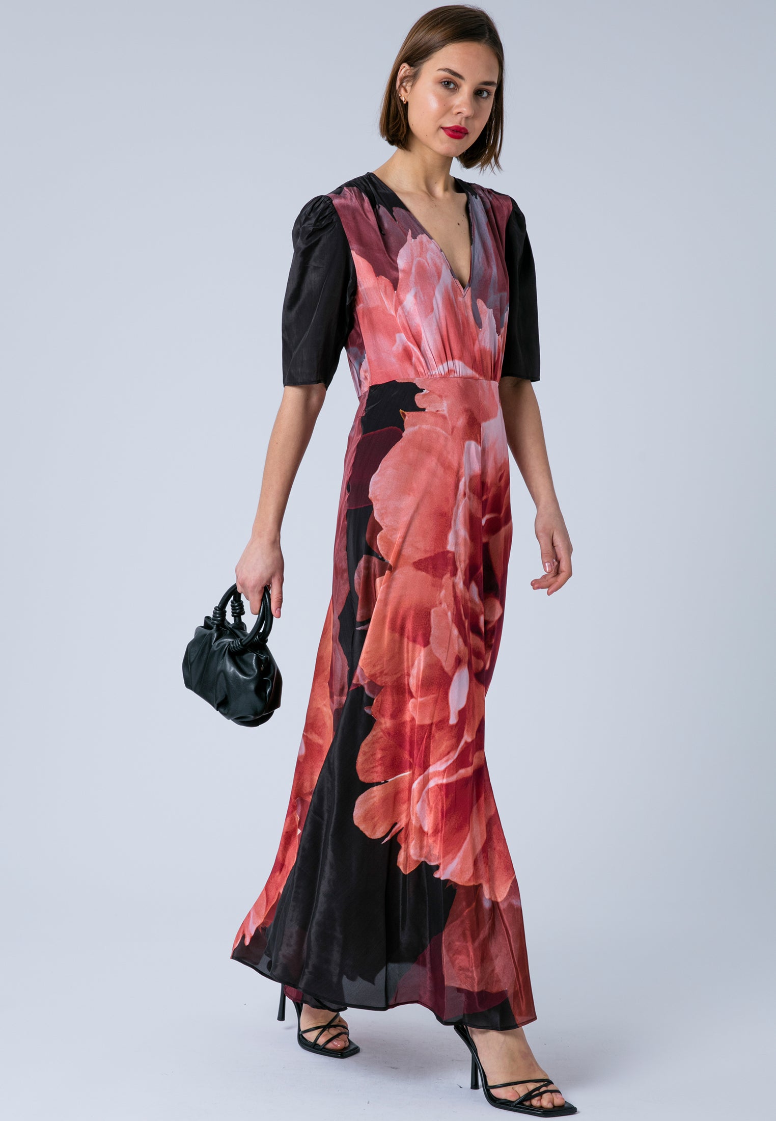 TAYLOR MAXI TEA DRESS PARADISE TERRACOTTA