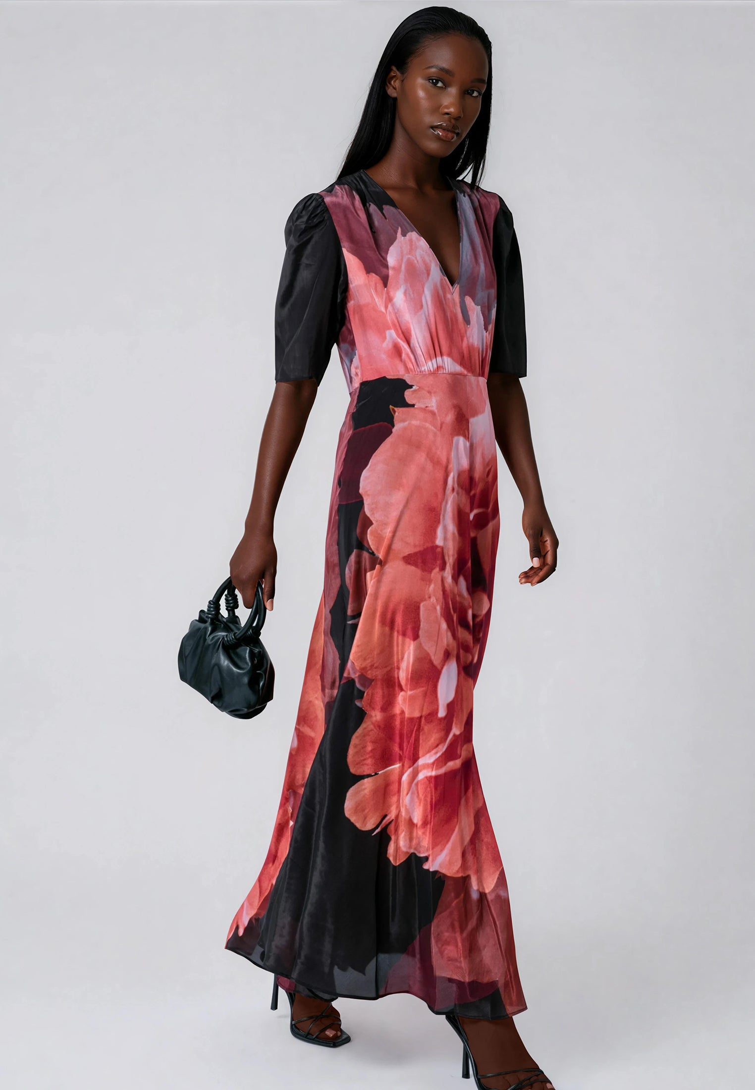 TAYLOR MAXI TEA DRESS PARADISE TERRACOTTA