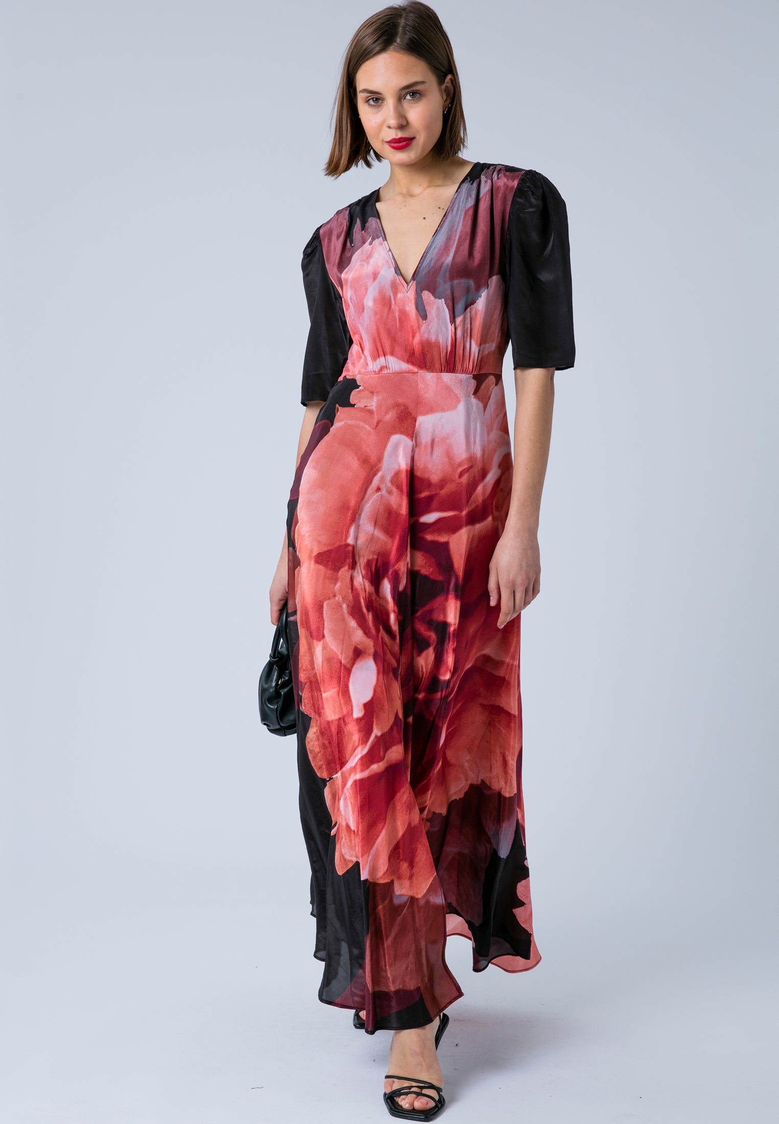 TAYLOR MAXI TEA DRESS PARADISE TERRACOTTA