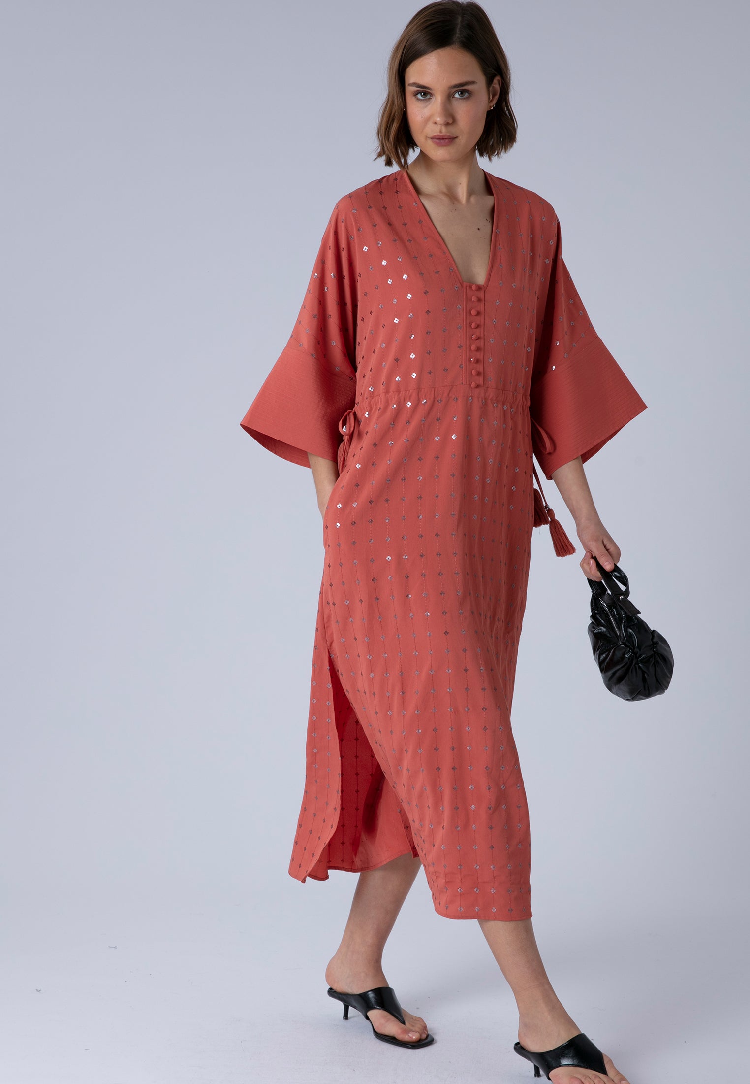 HELENA KAFTAN BURNT SIENNA