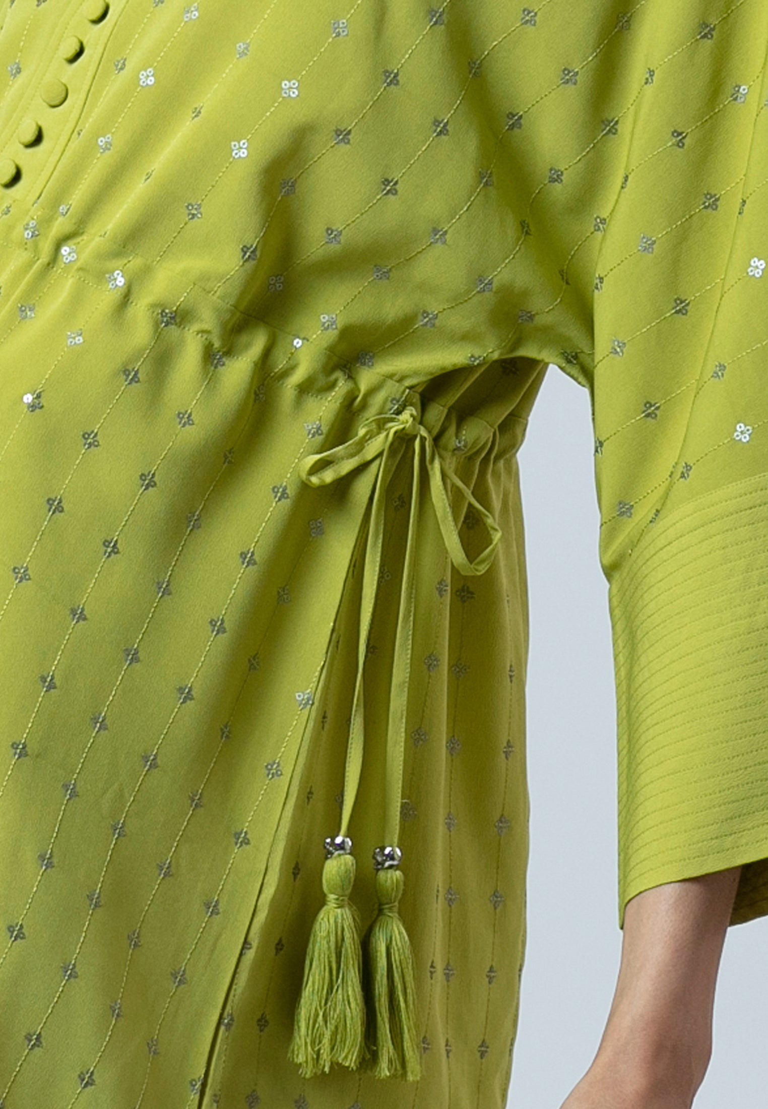 HELENA KAFTAN LIME GREEN