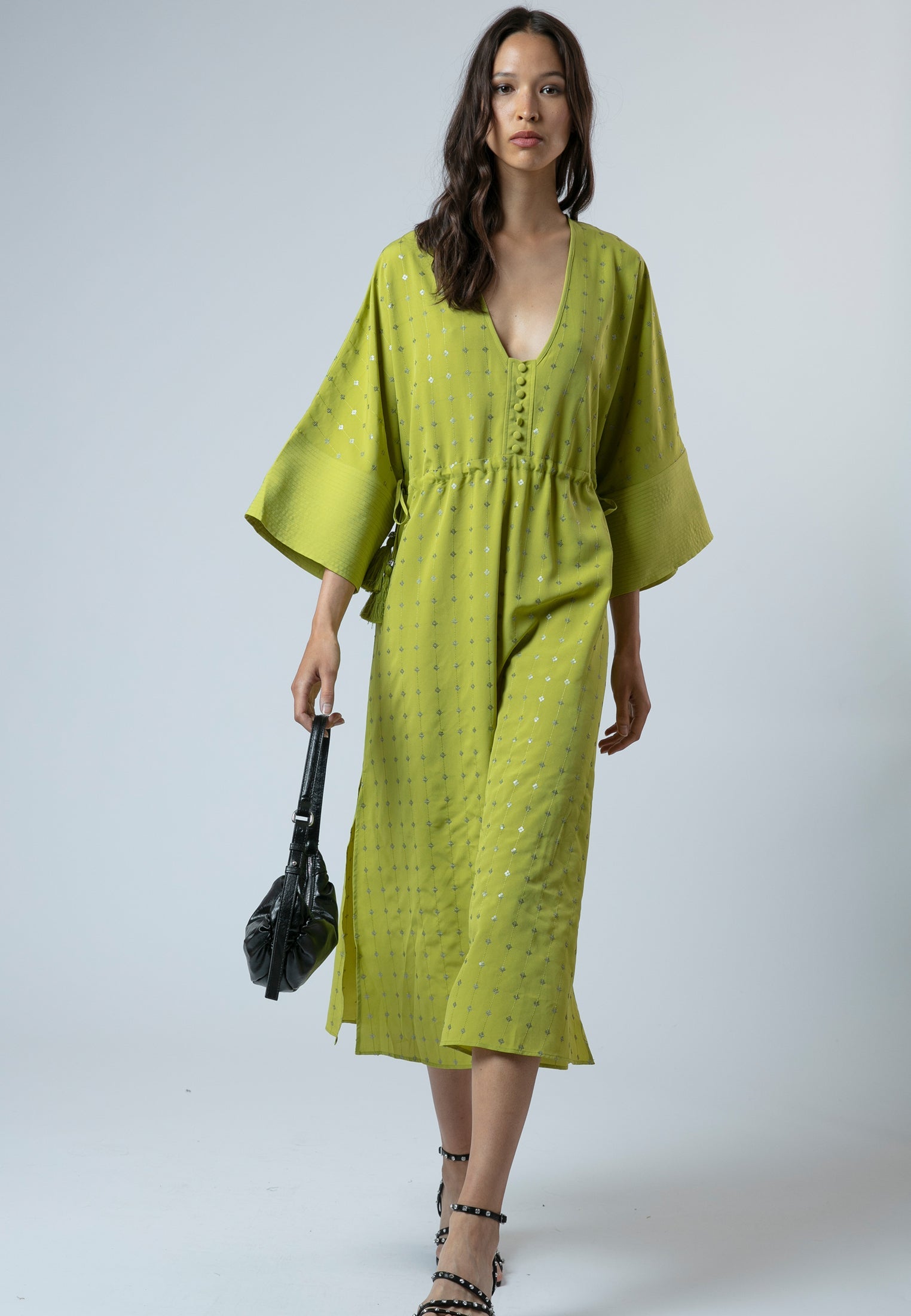 HELENA KAFTAN LIME GREEN