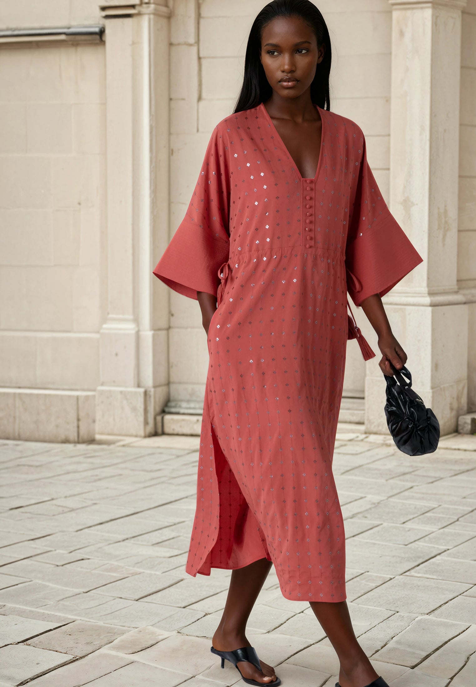 HELENA KAFTAN BURNT SIENNA