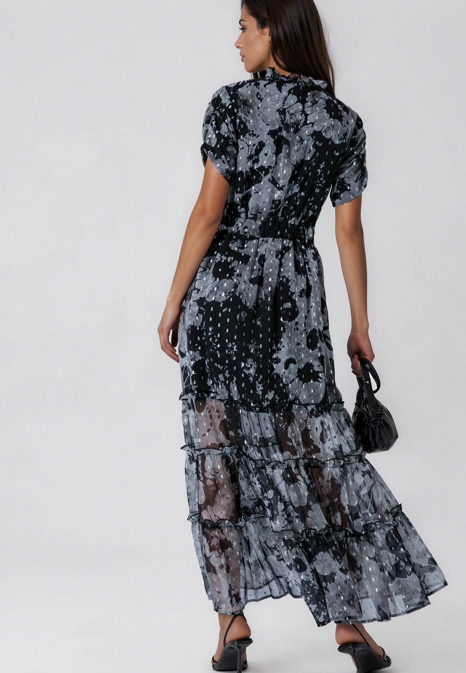 JESSIE MAXI DRESS BLACK & WHITE