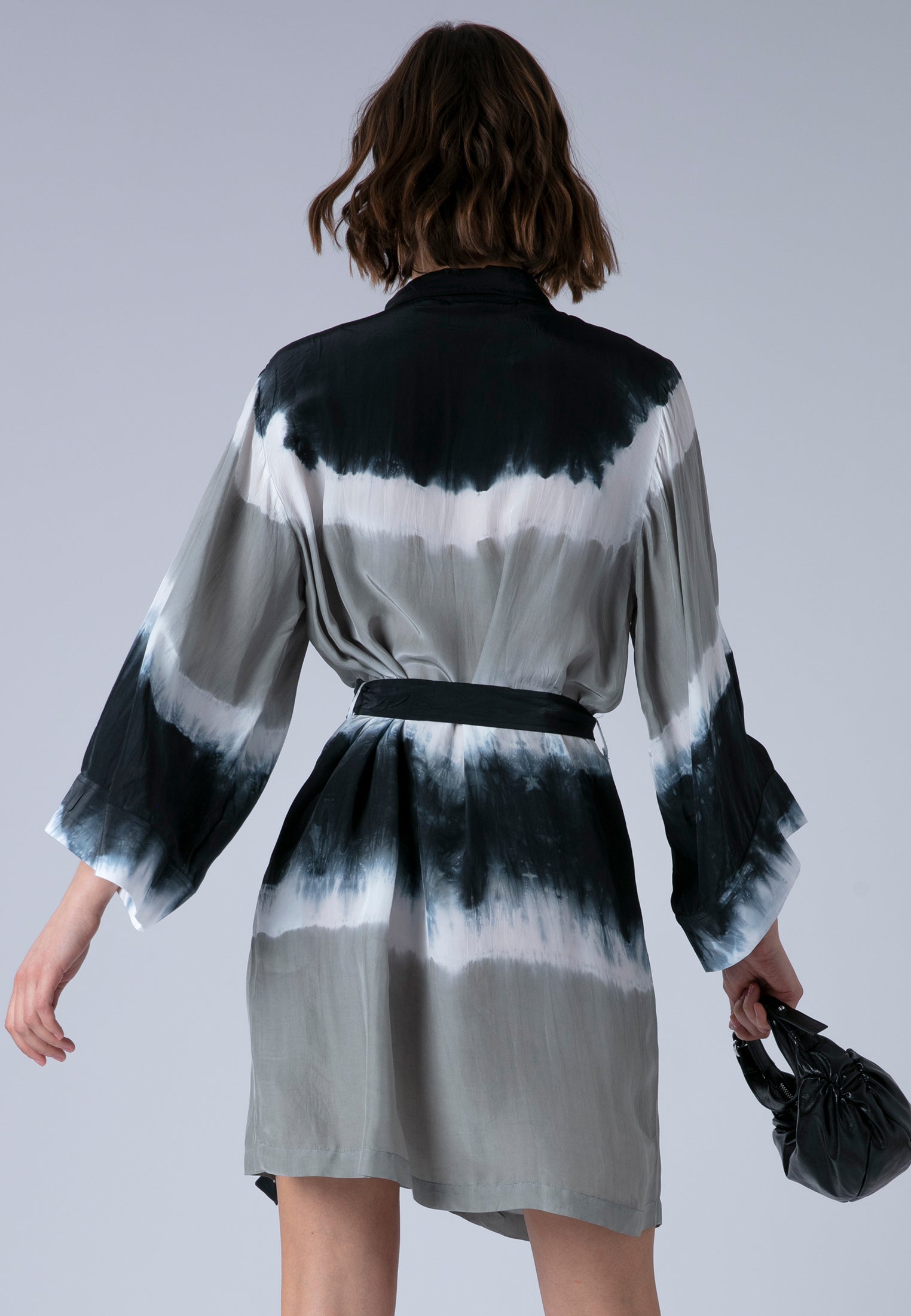 LAUREN TUNIC BLACK & GREY