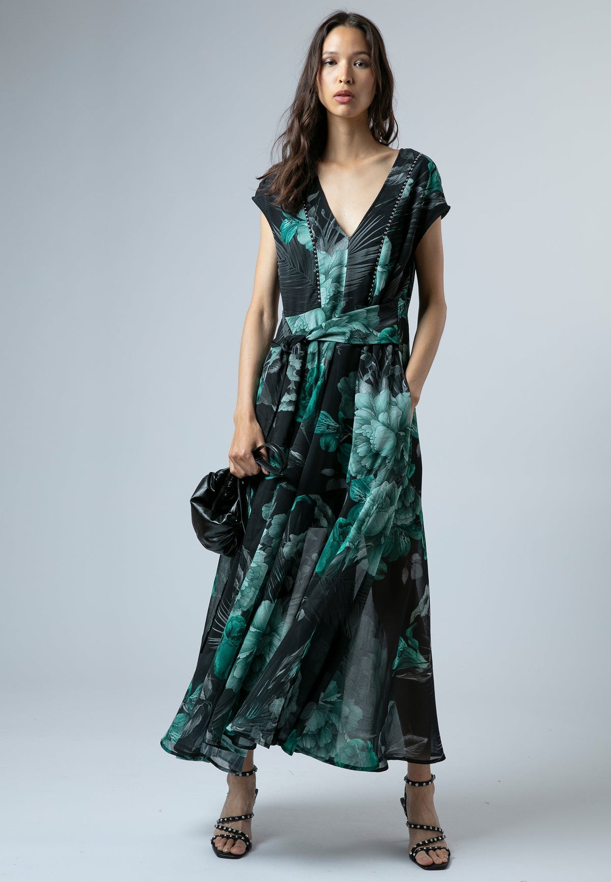 LILIAN MAXI DRESS CAMELLIA GREEN