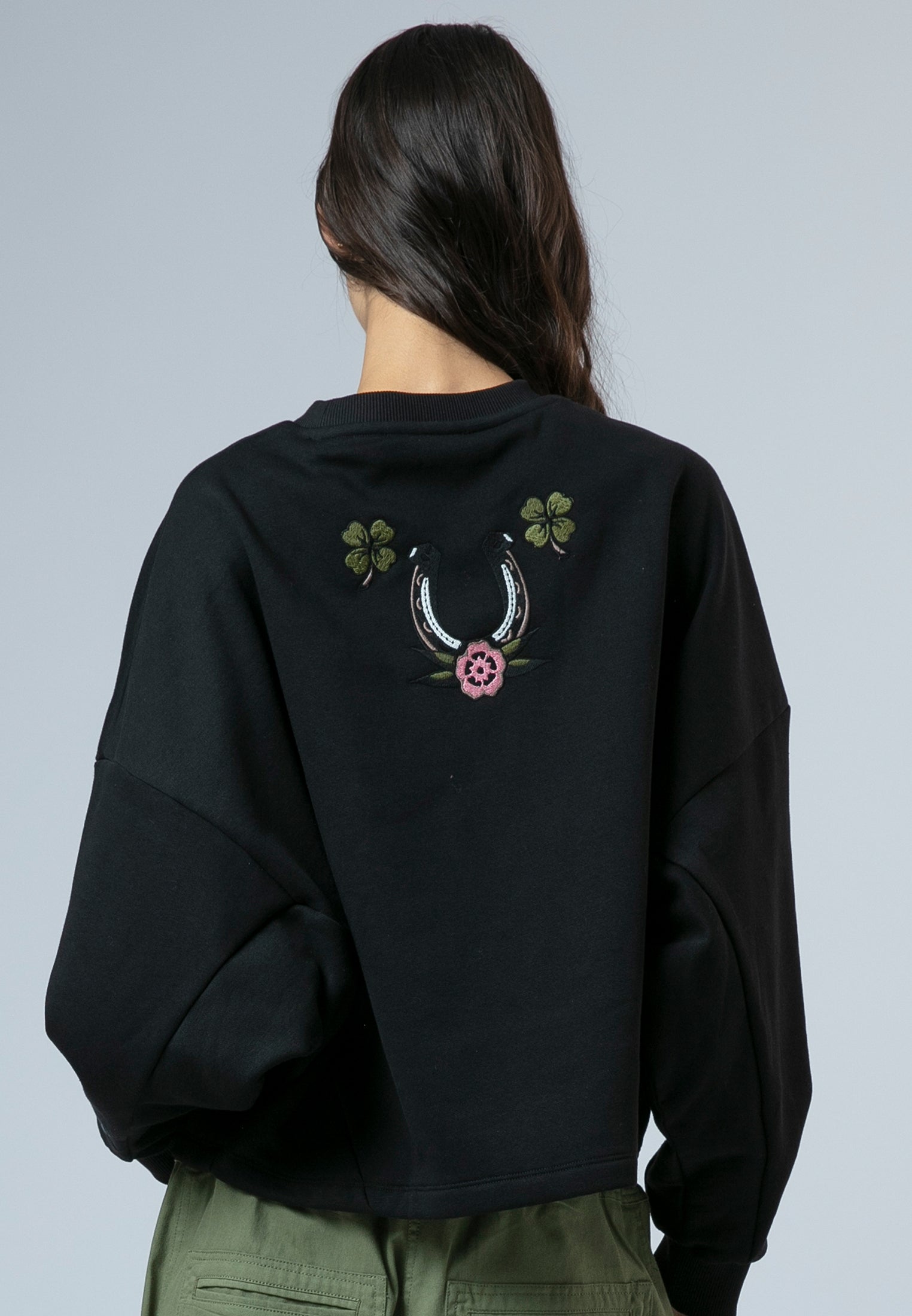 LOVE SWEAT BLACK & COLOUR