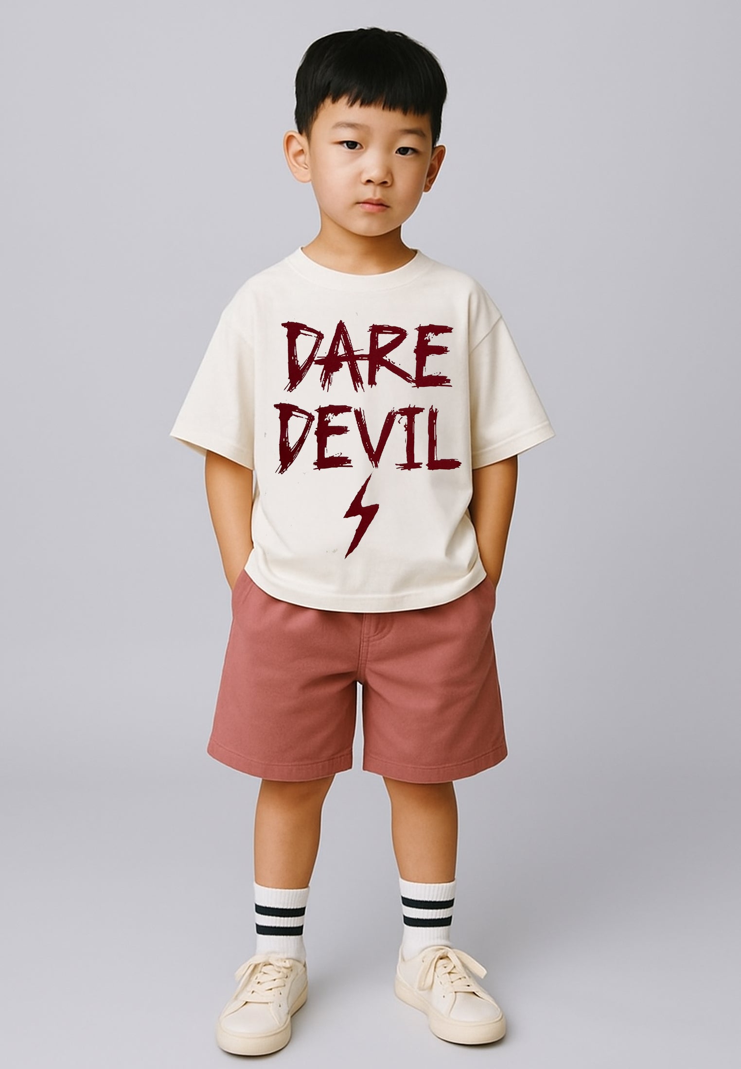 DARE DEVIL BOYS T-SHIRT OFF WHITE