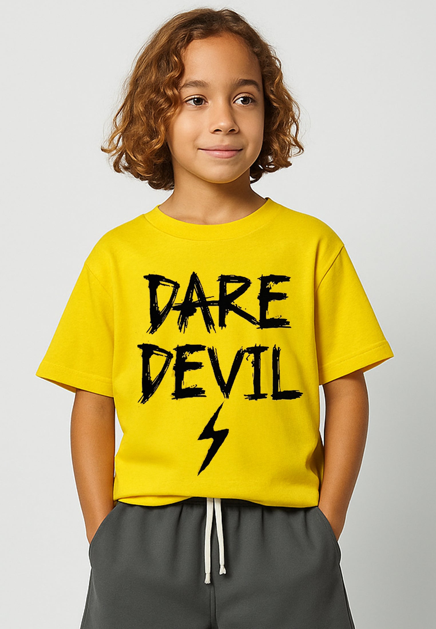 DARE DEVIL BOYS T-SHIRT YELLOW