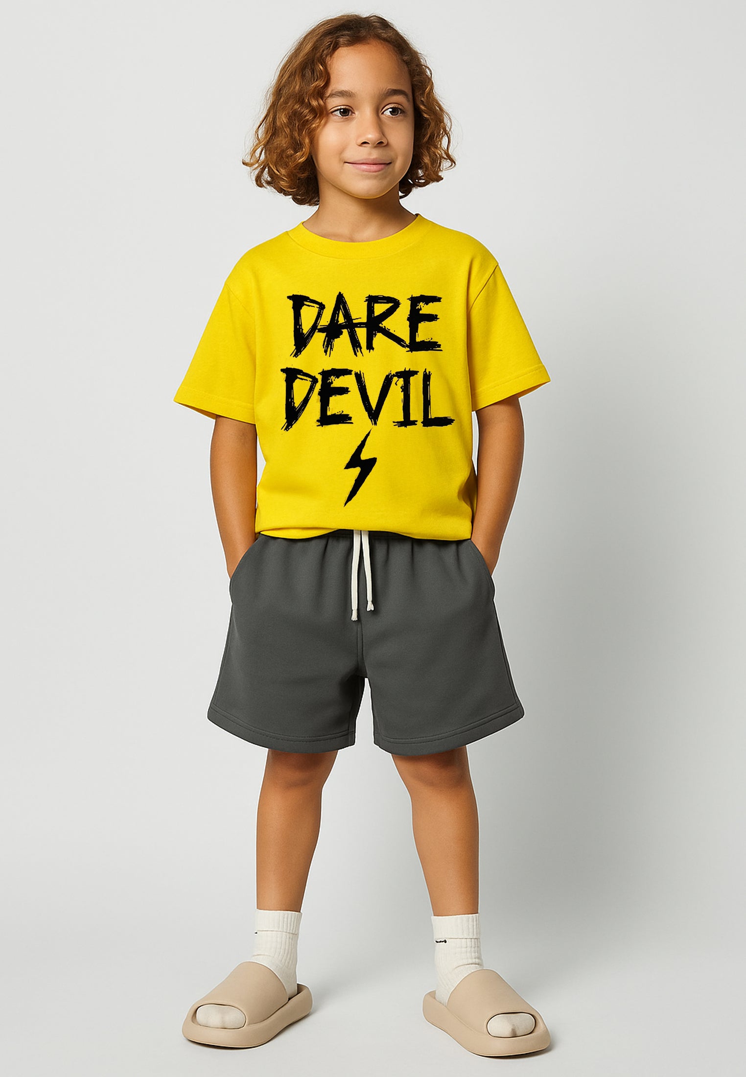 DARE DEVIL BOYS T-SHIRT YELLOW