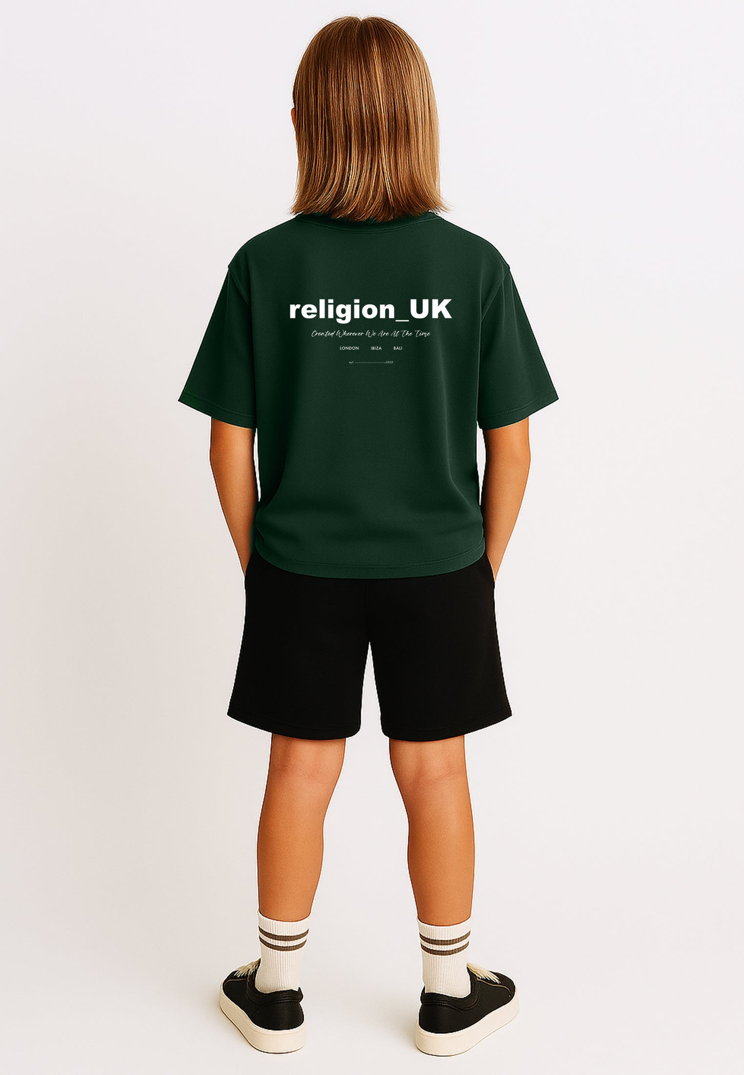 RELIGION BOYS OVERSIZED T-SHIRT GREEN