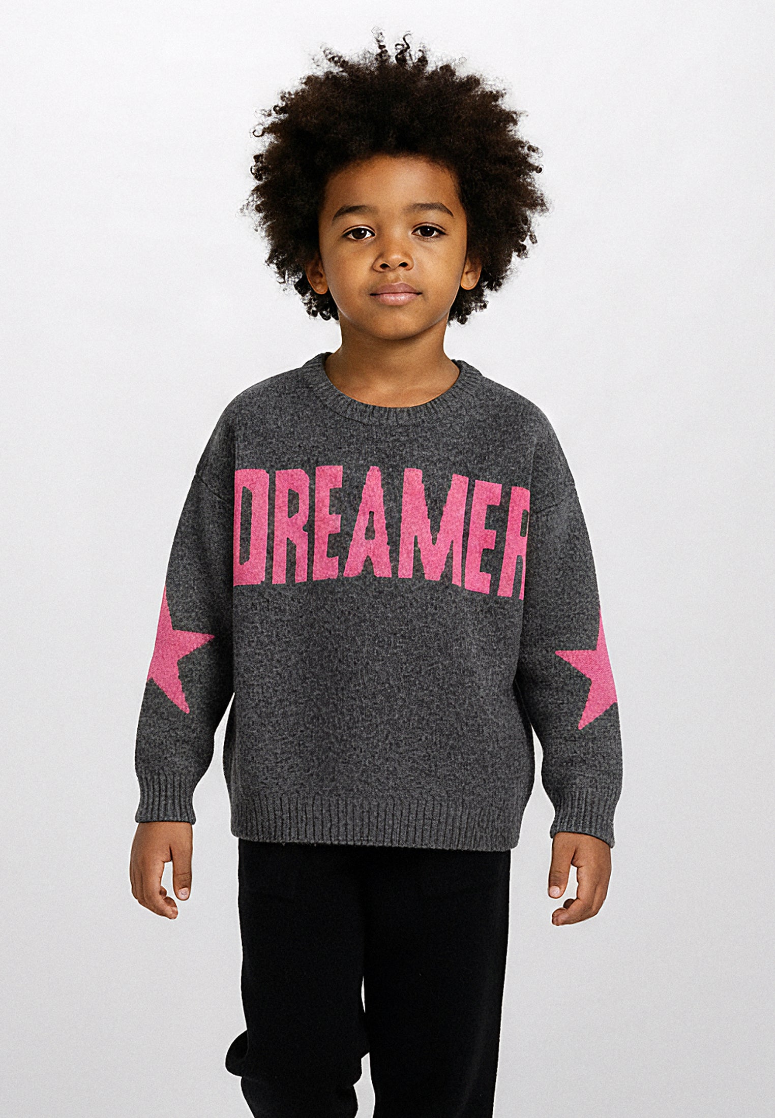 BOYS DREAMER JUMPER CHARCOAL