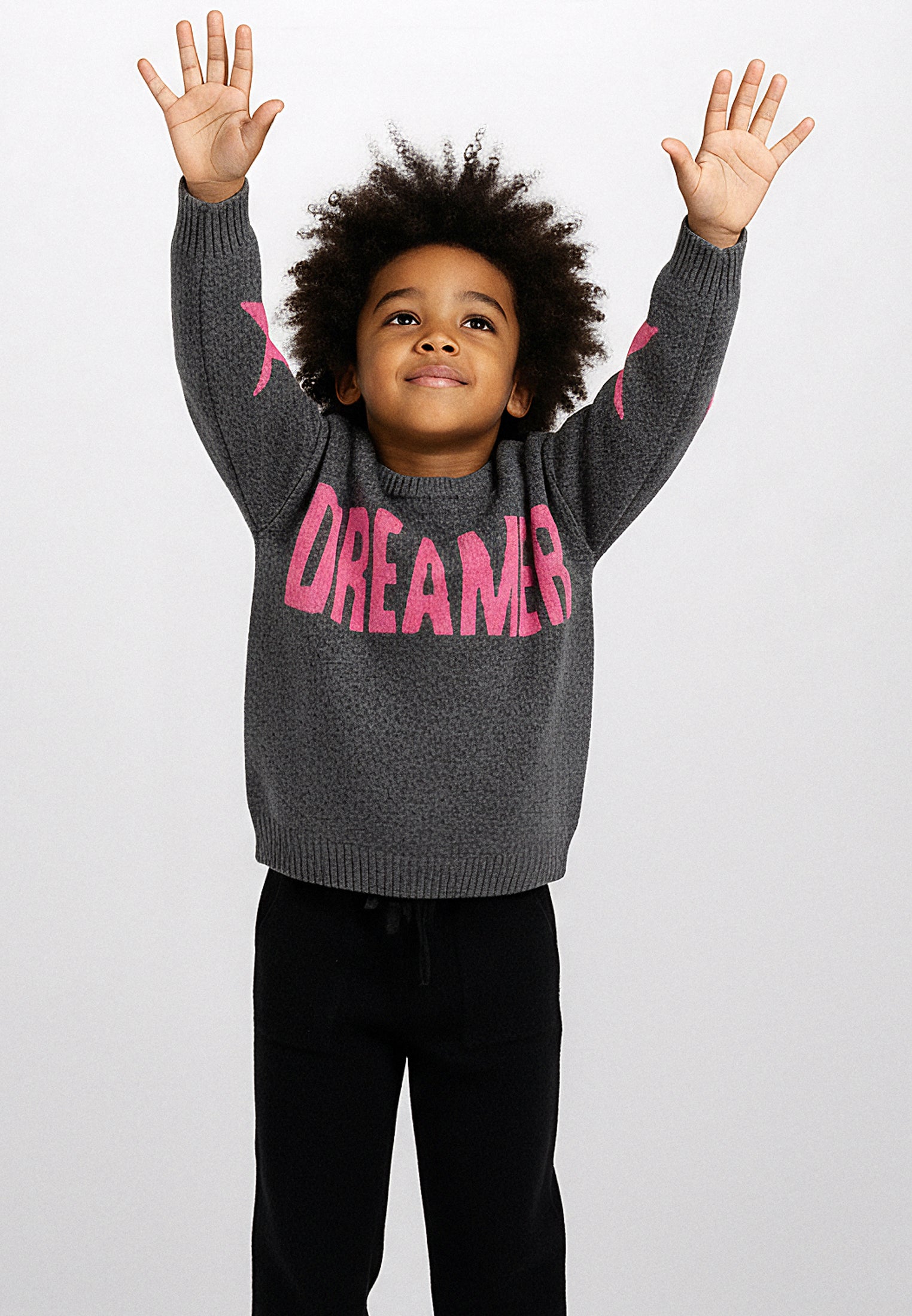 BOYS DREAMER JUMPER CHARCOAL