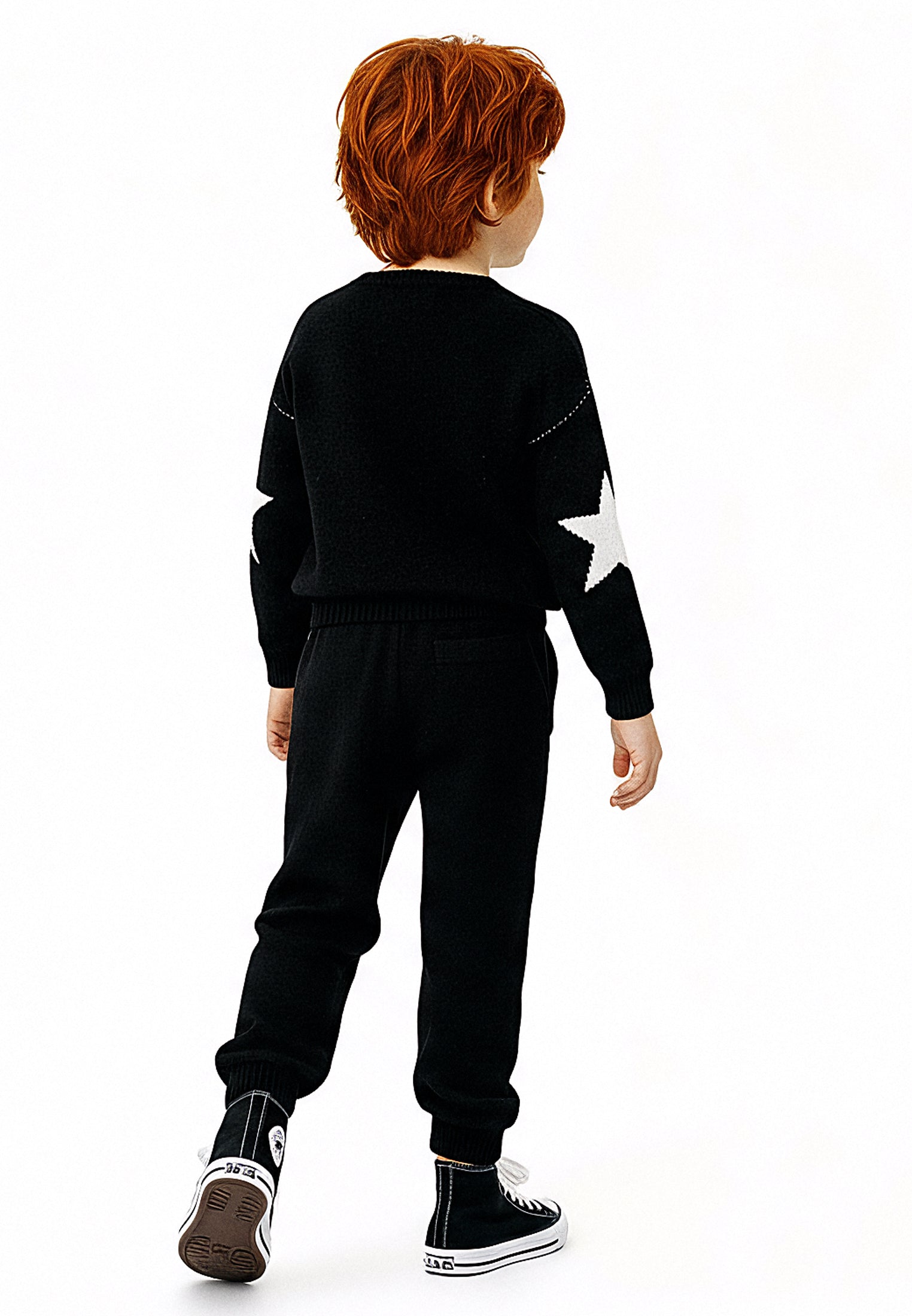 BOYS ROCK N ROLL JUMPER BLACK