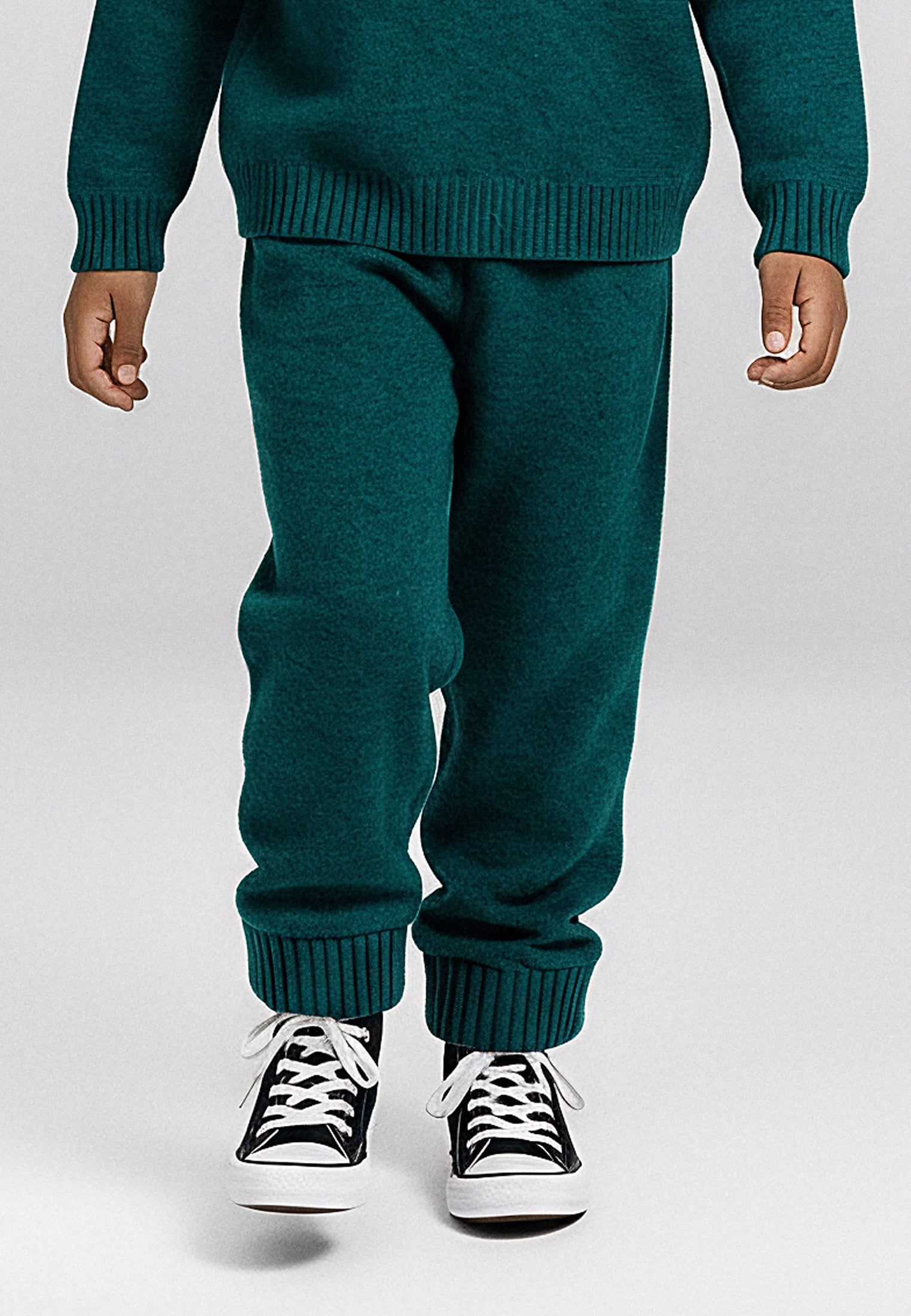 BOYS SKULLY LOGO PANT FOREST GREEN