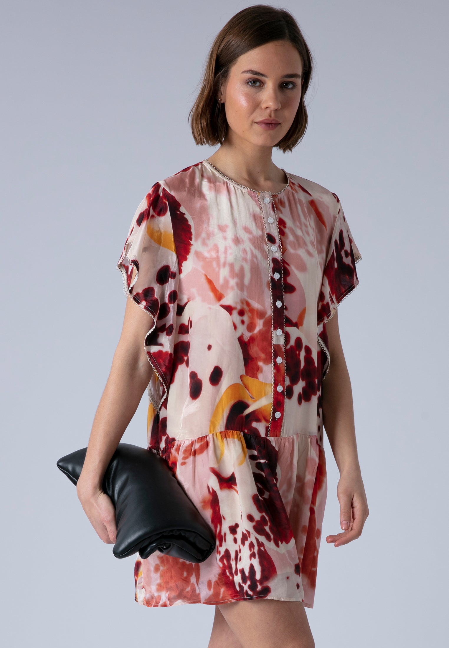 ARA TUNIC ORCHID TERRACOTTA