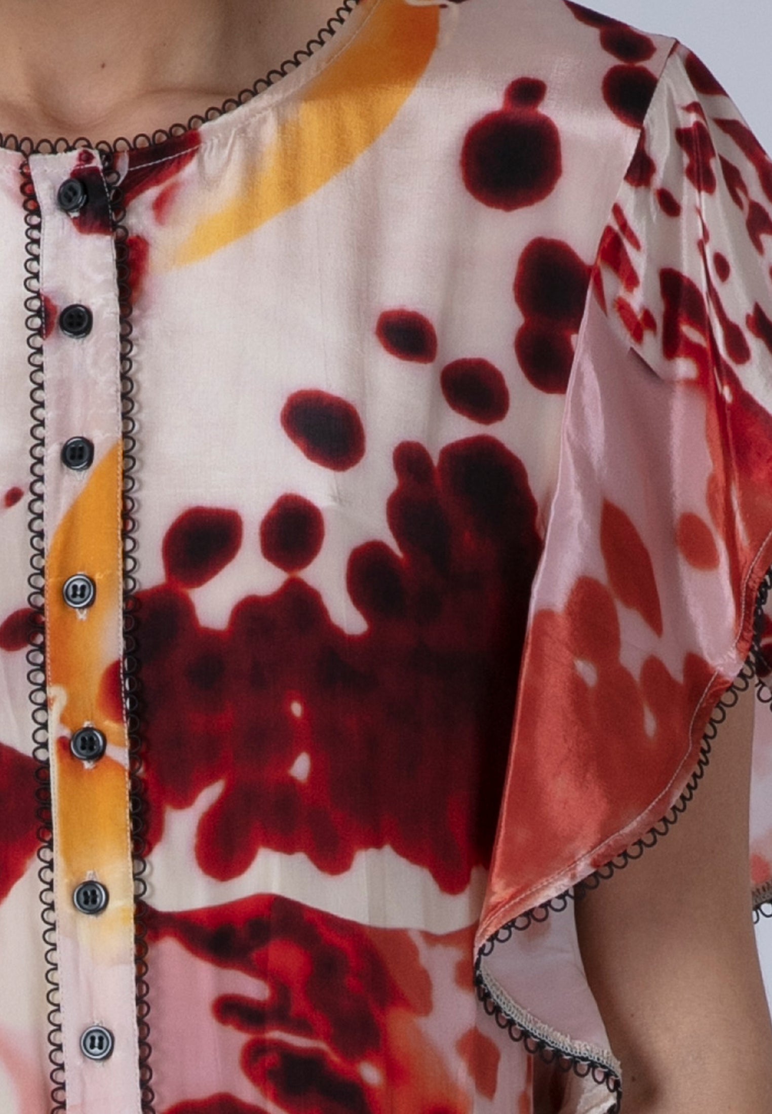 ARA TUNIC ORCHID TERRACOTTA