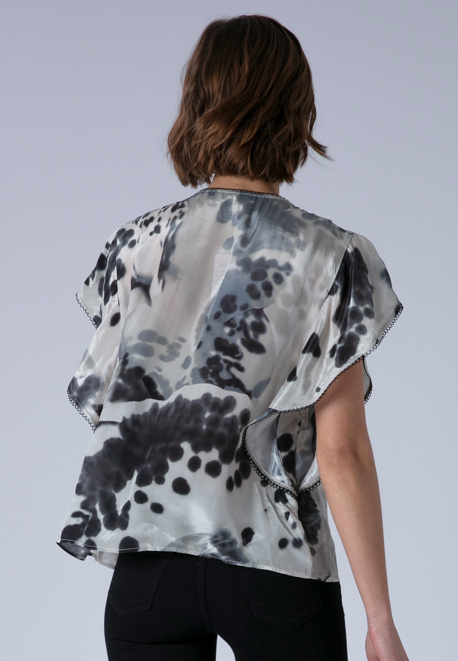 ARA TOP ORCHID BLACK